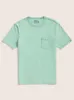 Sunwashed Pocket Tee - Lagoon Teal sold by Faherty