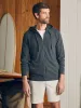 Sunwashed Slub Zip Hoodie - Graphite sold by Faherty