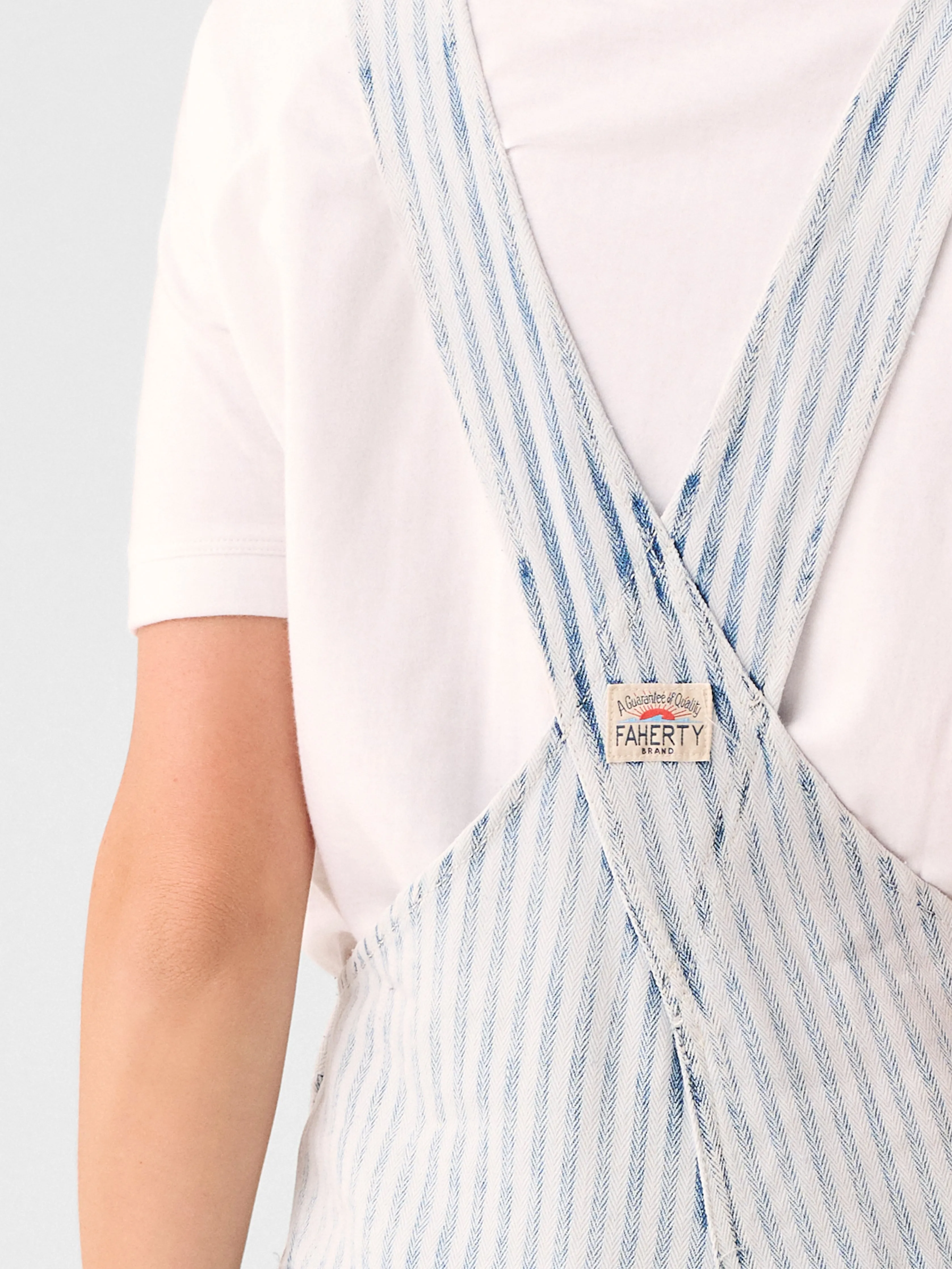 Topsail Classic Overall - Railroad Stripe sold by Faherty product image thumbnail 4