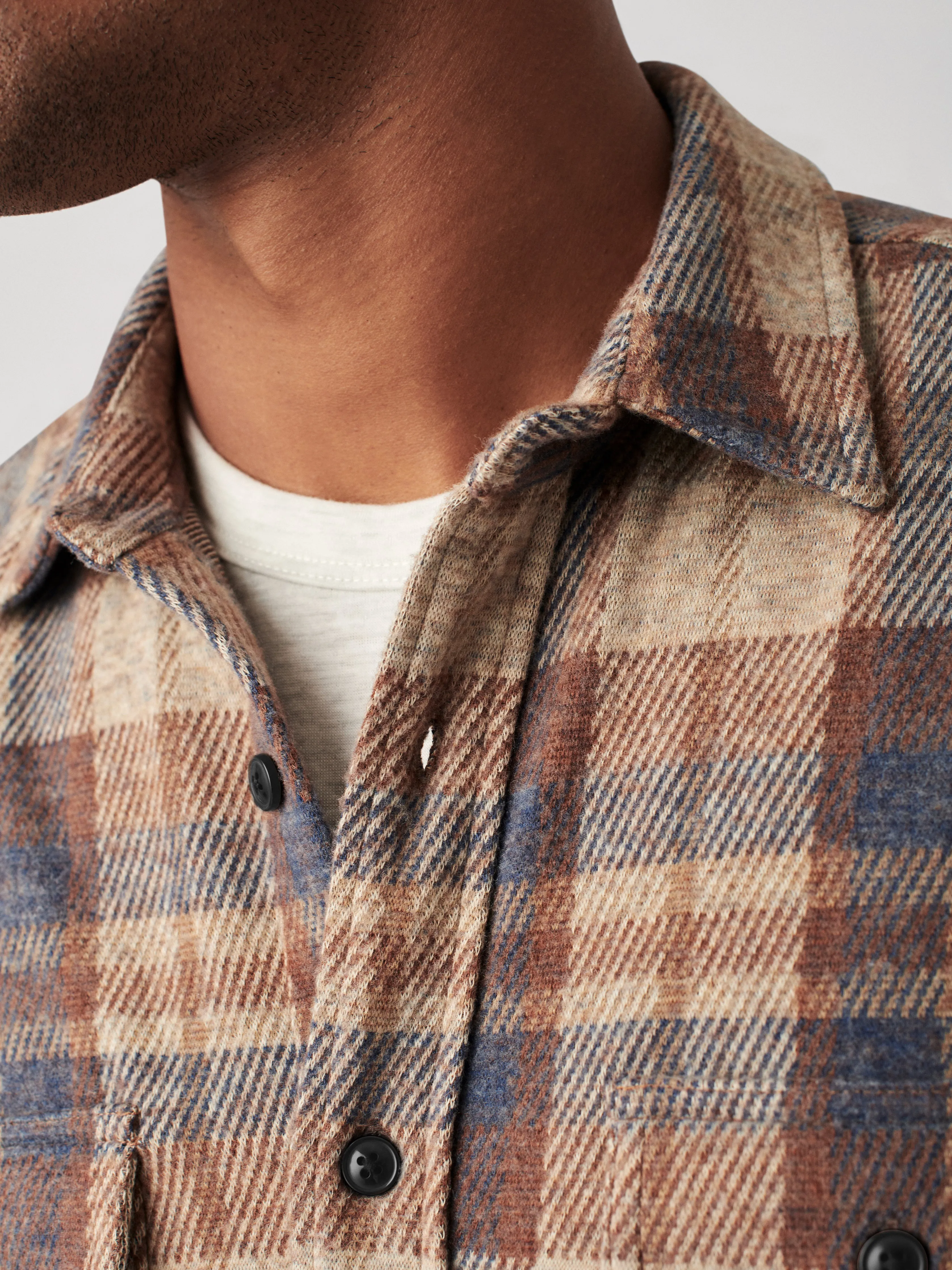 Legend™ Sweater Shirt - Bozeman Plaid sold by Faherty product image thumbnail 3