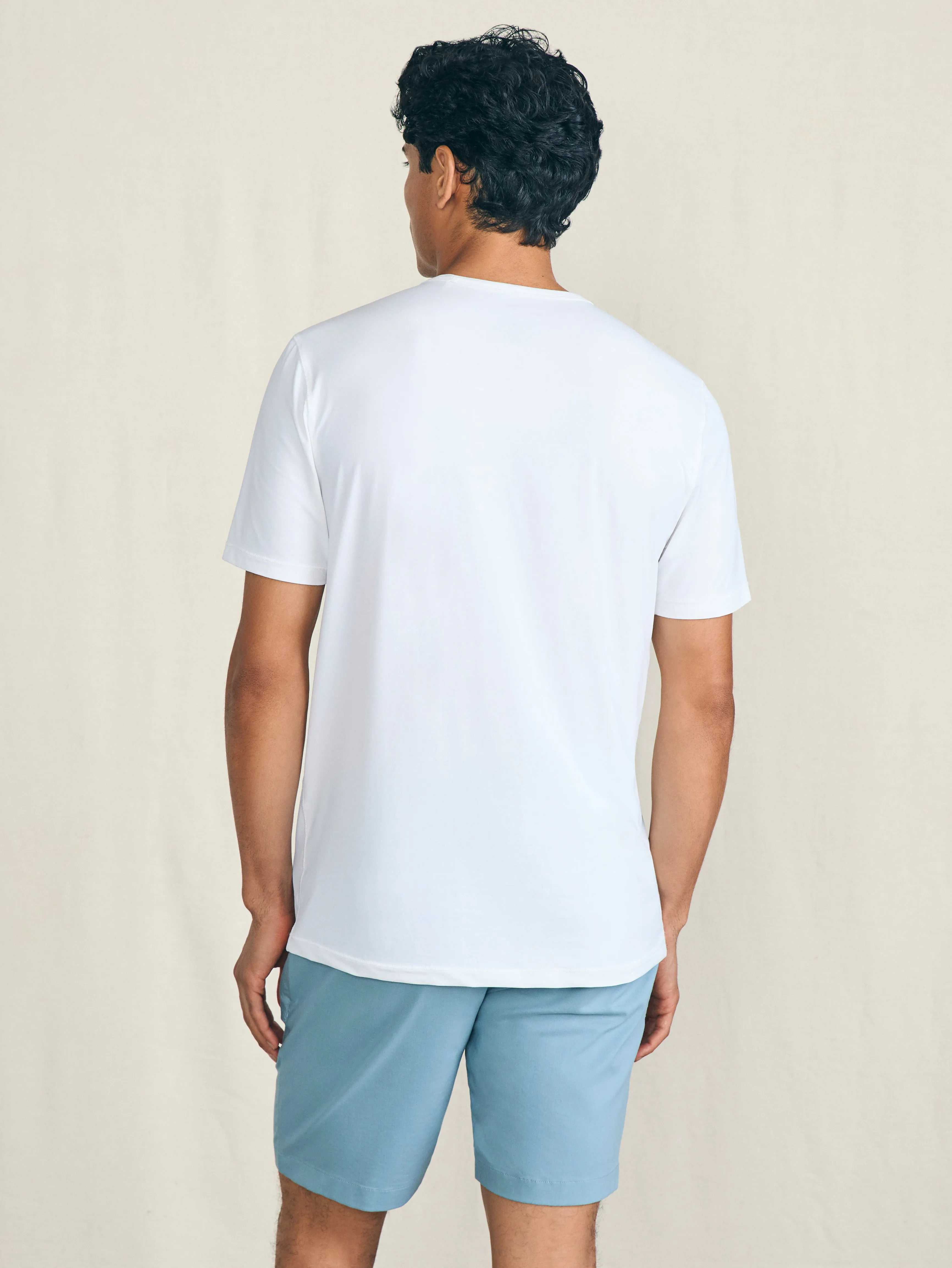 Shorelite Short-Sleeve Tech Tee - Pure White sold by Faherty product image thumbnail 5