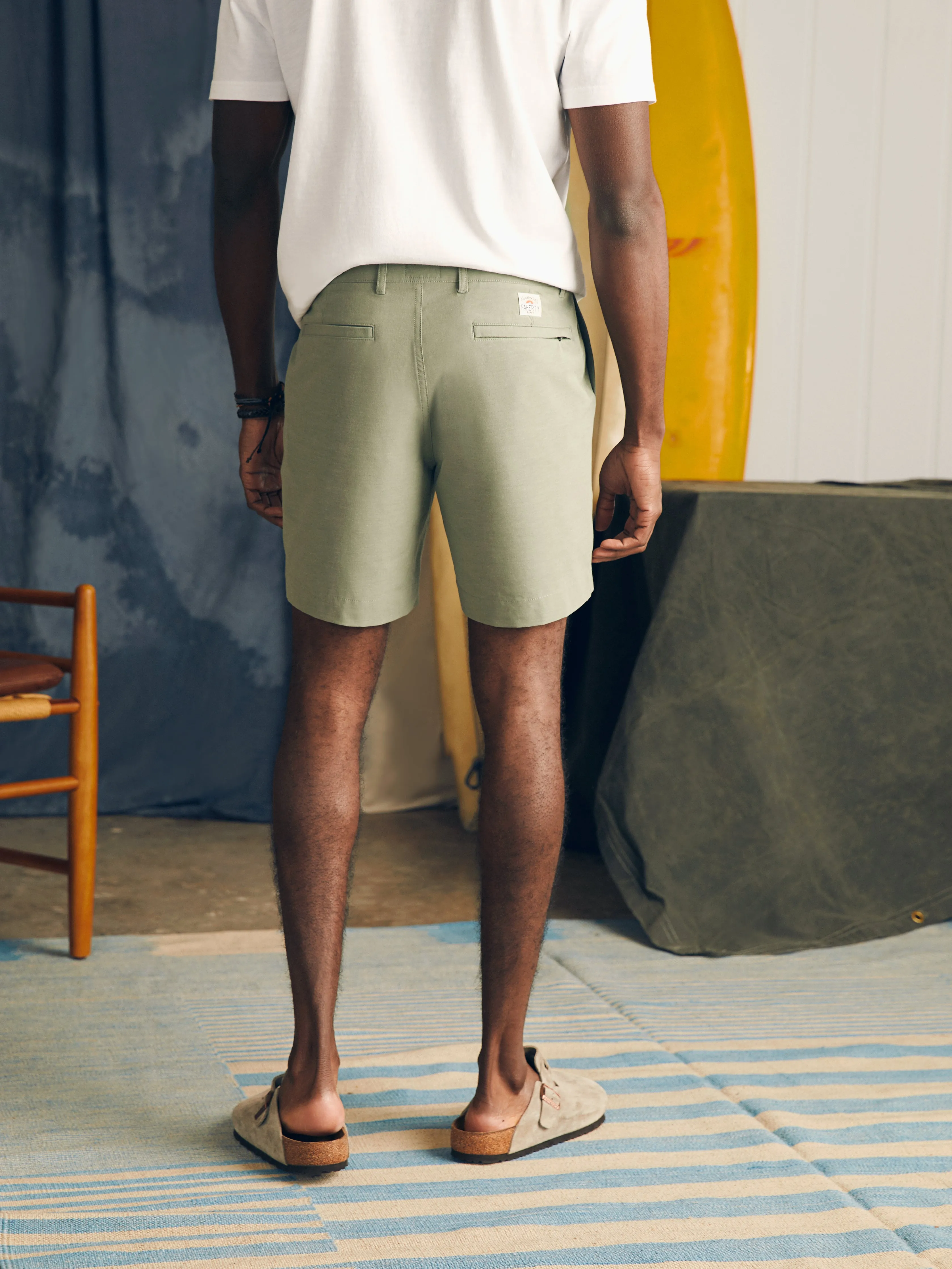 All Day Shorts (7" Inseam) - Olive sold by Faherty product image thumbnail 5
