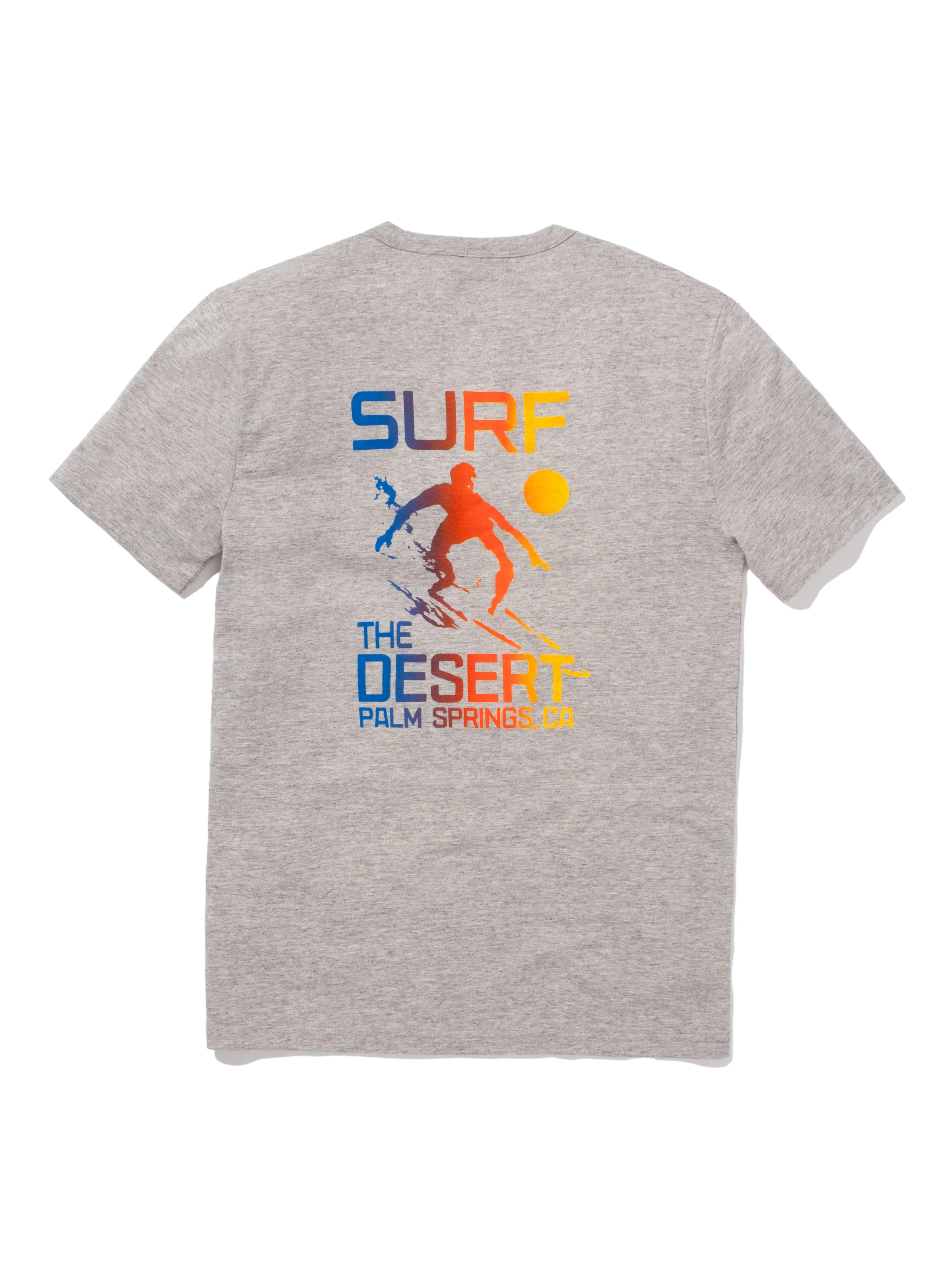 Palm Springs Short-Sleeve Crew T-Shirt - Grey Heather sold by Faherty product image thumbnail 2