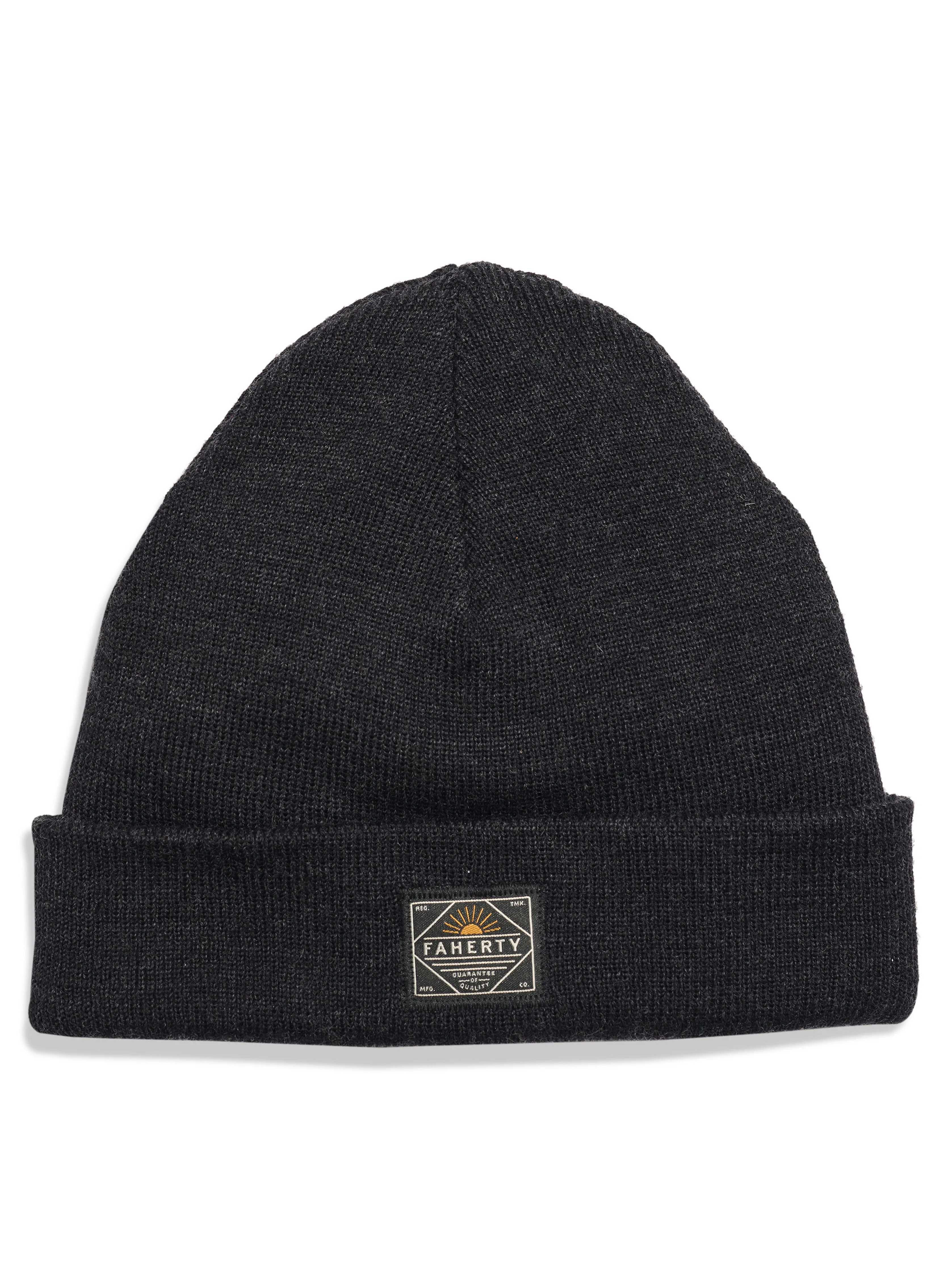 Merino Workwear Beanie - Charcoal Heather sold by Faherty product image thumbnail 3