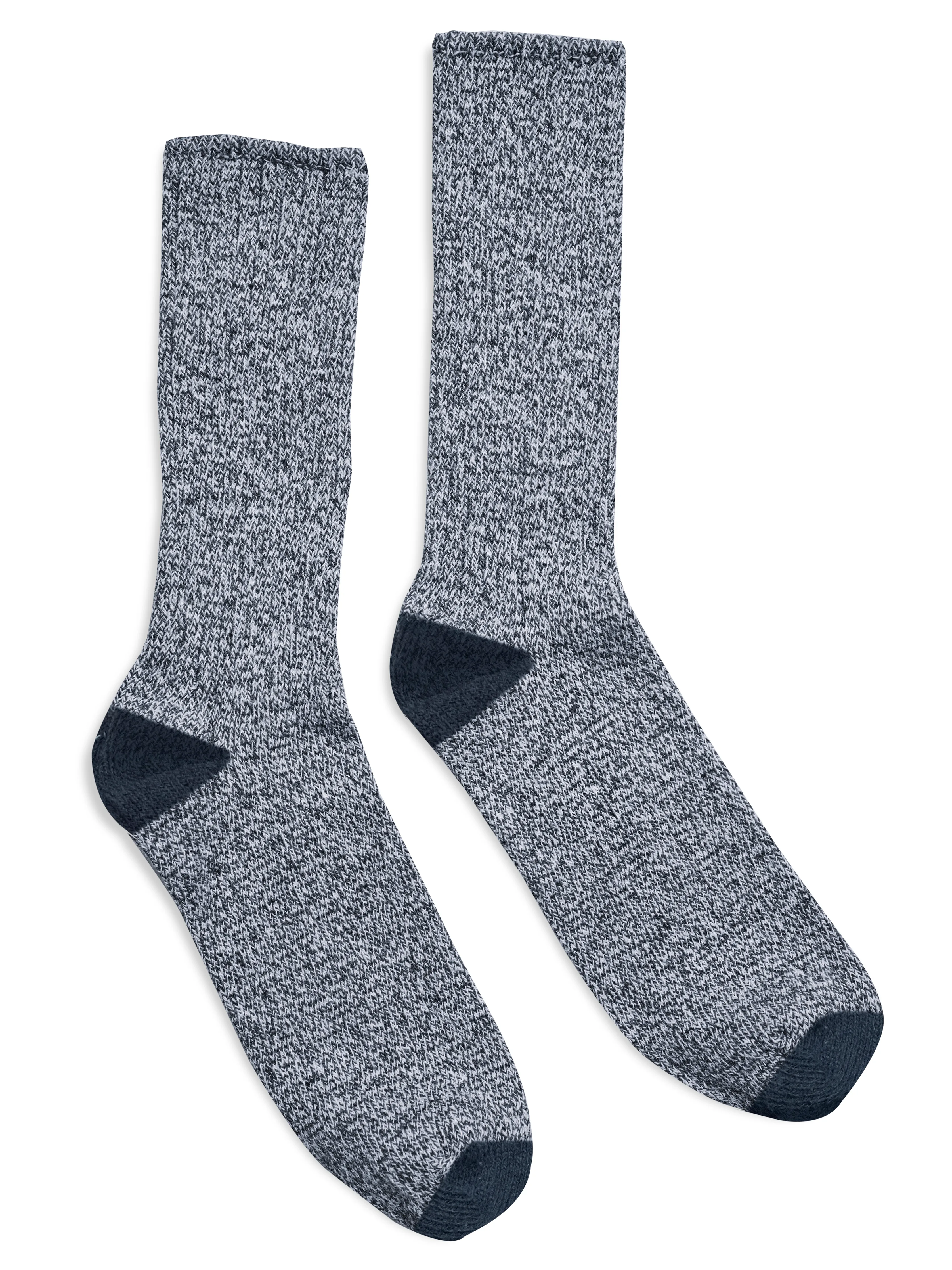 Marled Slub Sock - Washed Charcoal Marl sold by Faherty