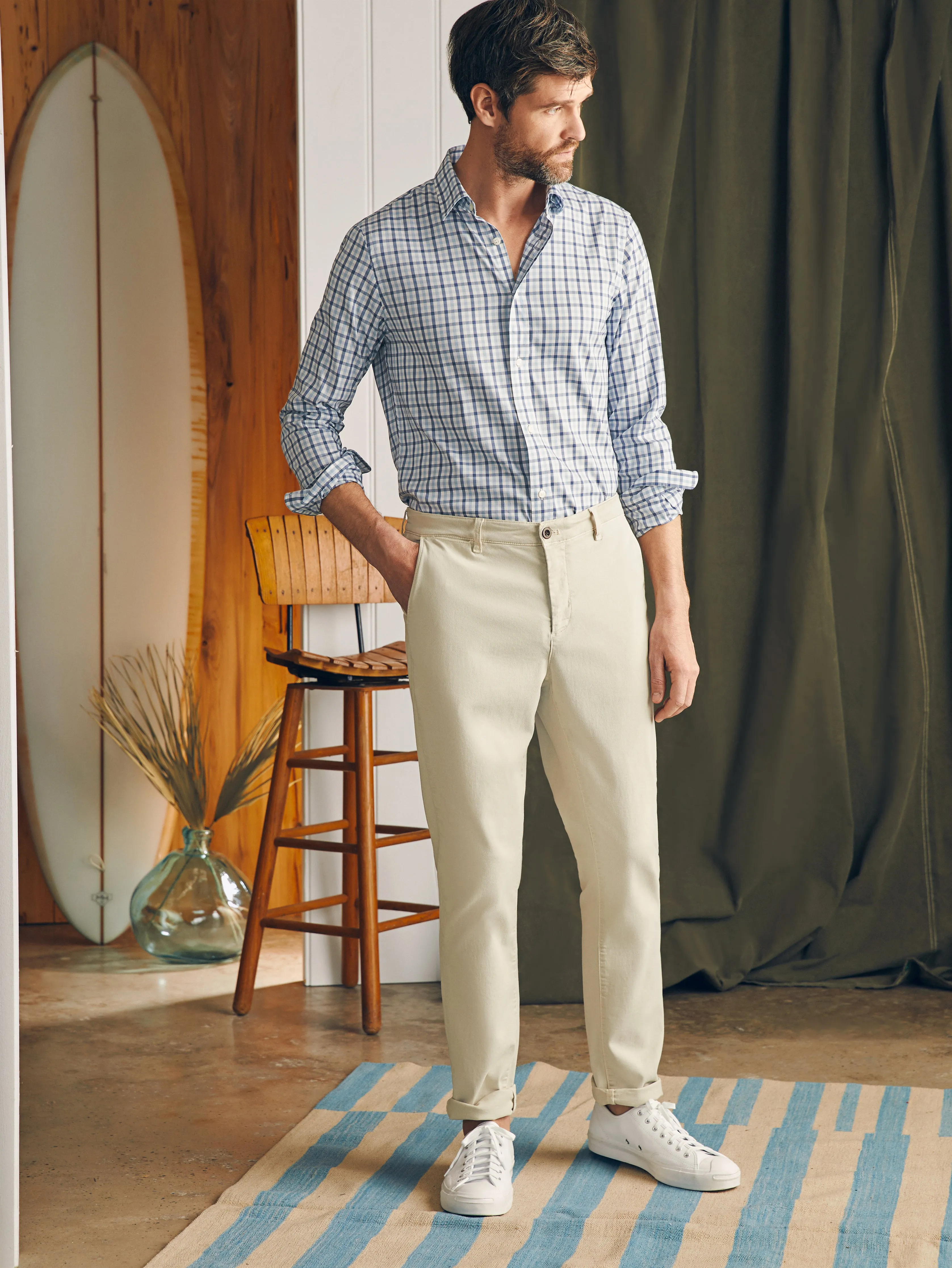Movement™ Dress Shirt - York Avenue Gingham sold by Faherty