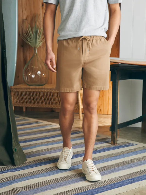 Essential Drawstring Short (6.5" Inseam) - Oakwood sold by Faherty