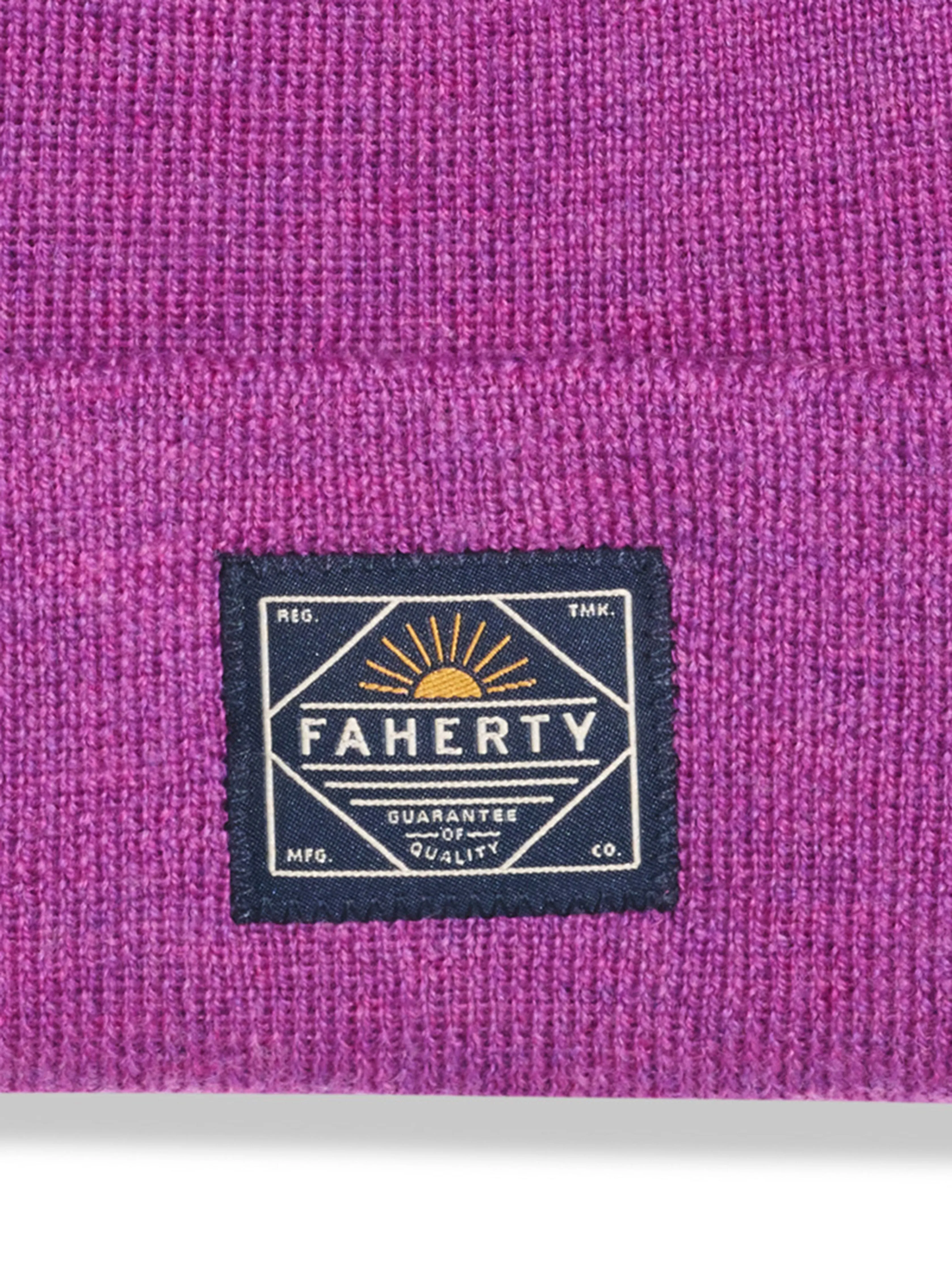 Merino Workwear Beanie - Purple sold by Faherty product image thumbnail 2