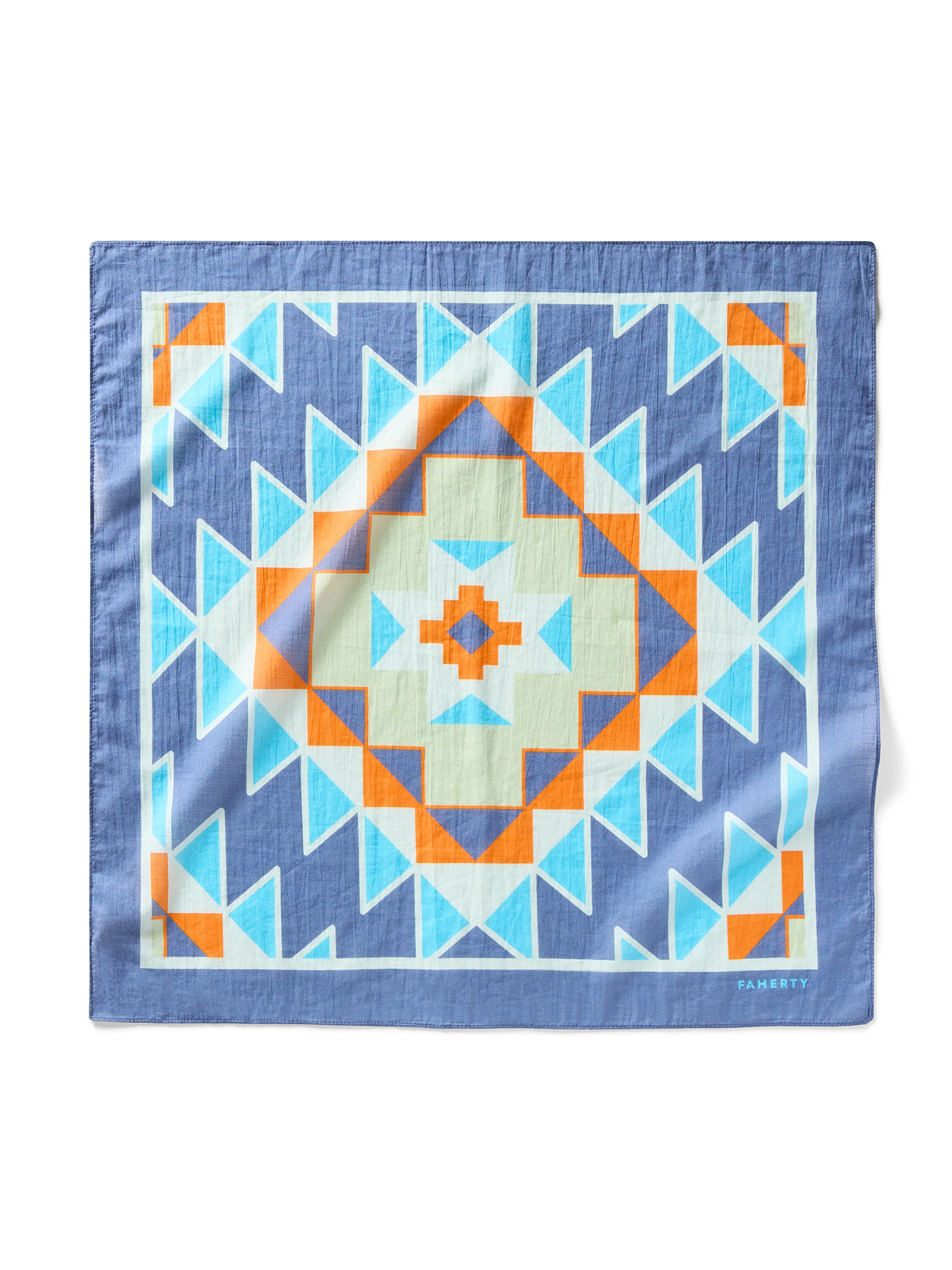 B.YELLOWTAIL Bandana - Blue sold by Faherty product image thumbnail 4