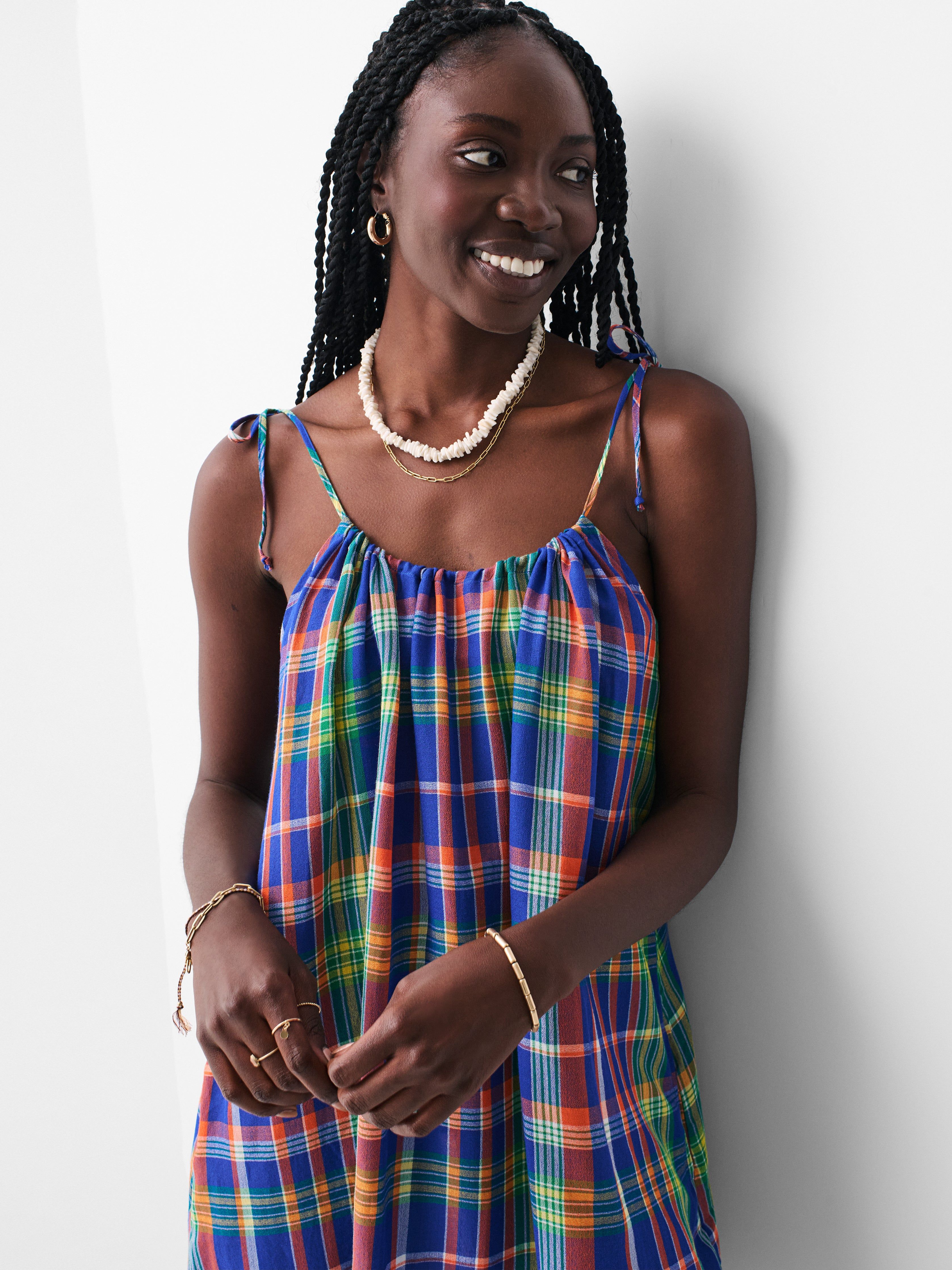 Albertine Cini Cover Up - Madras sold by Faherty product image thumbnail 2