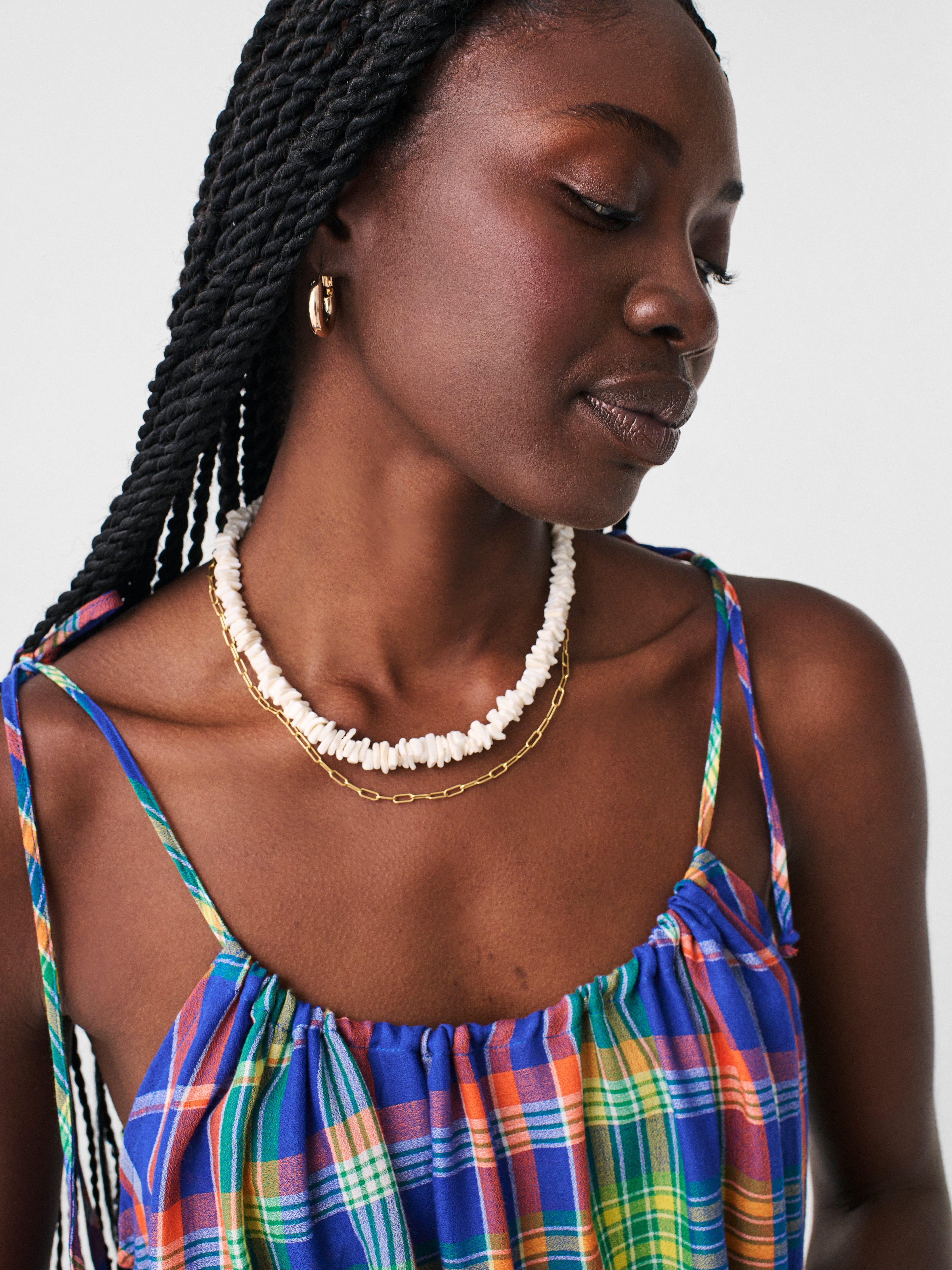 Albertine Cini Cover Up - Madras sold by Faherty product image thumbnail 3