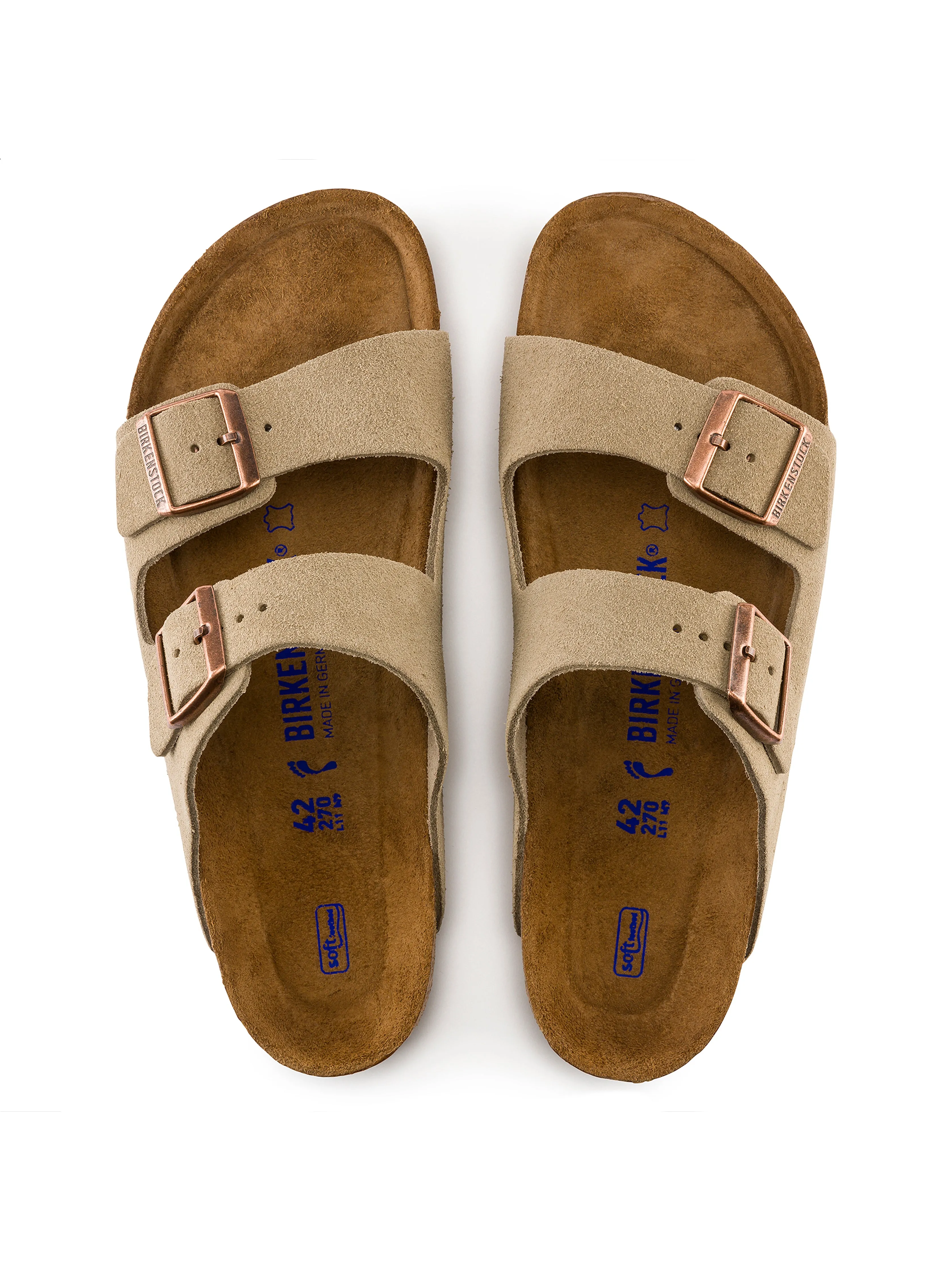 Men's Birkenstock Arizona Soft Footbed - Taupe sold by Faherty product image thumbnail 4
