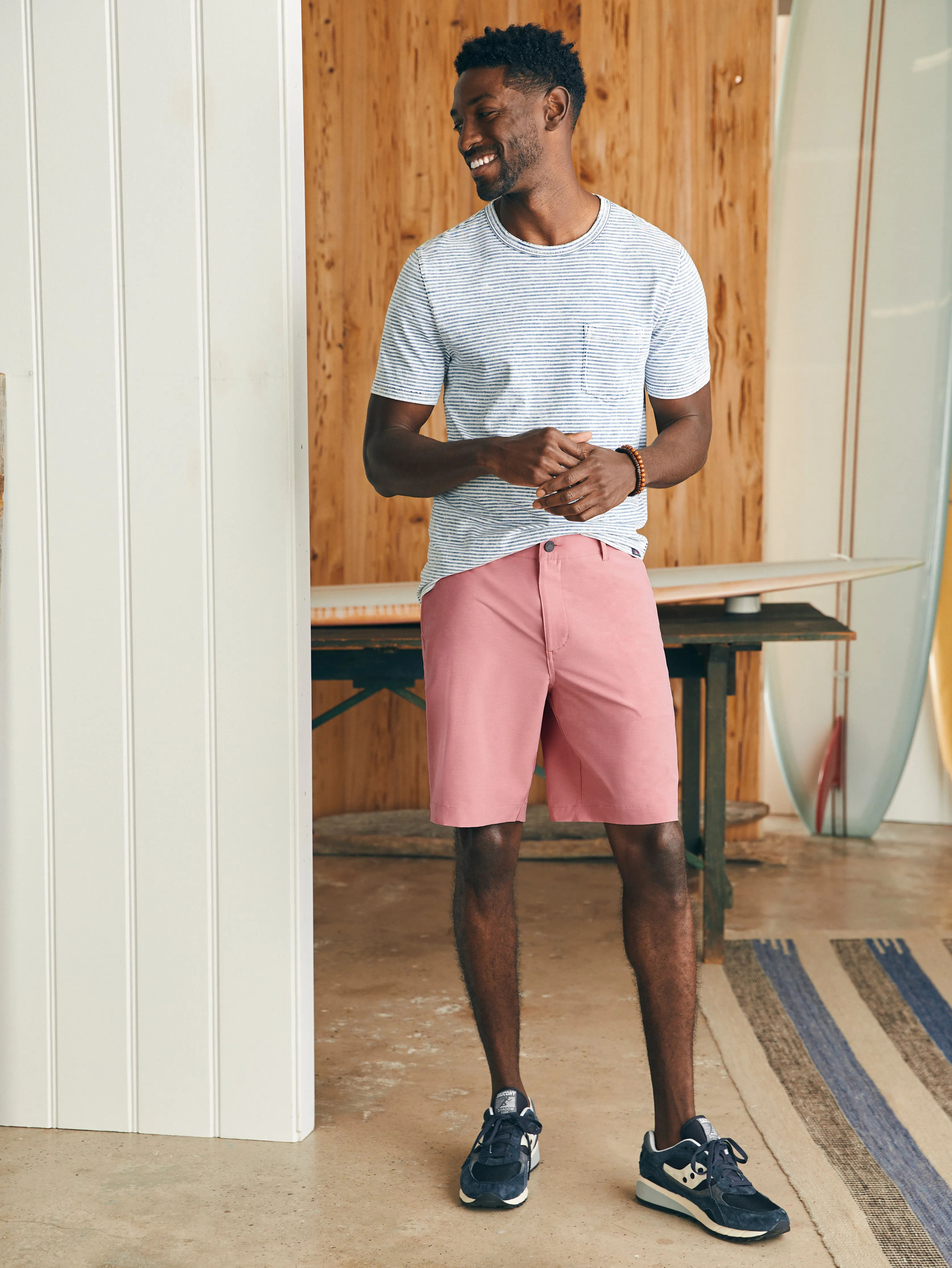 All Day™ Short 1.0 (9") - Faded Flag sold by Faherty product image thumbnail 4