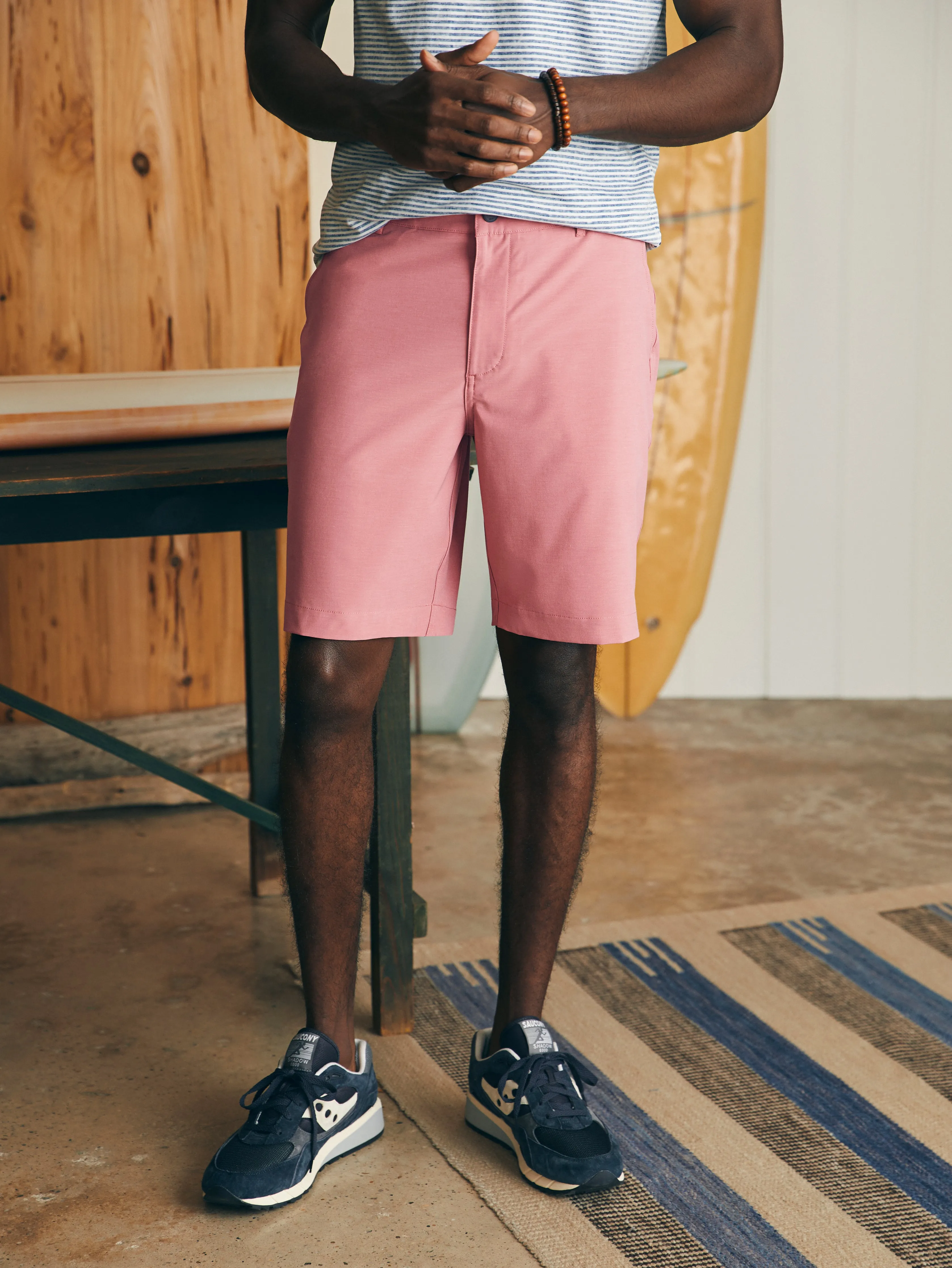 All Day™ Short 1.0 (9") - Faded Flag sold by Faherty