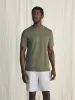 Sunwashed Tee - Olive sold by Faherty