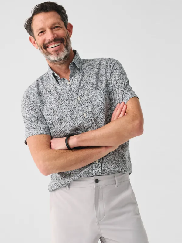 Movement™ Short-Sleeve Shirt - Atlantic Leaf Print sold by Faherty