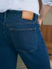 Organic Cotton Slim Straight Denim (32" Inseam) - Cove Point Wash sold by Faherty