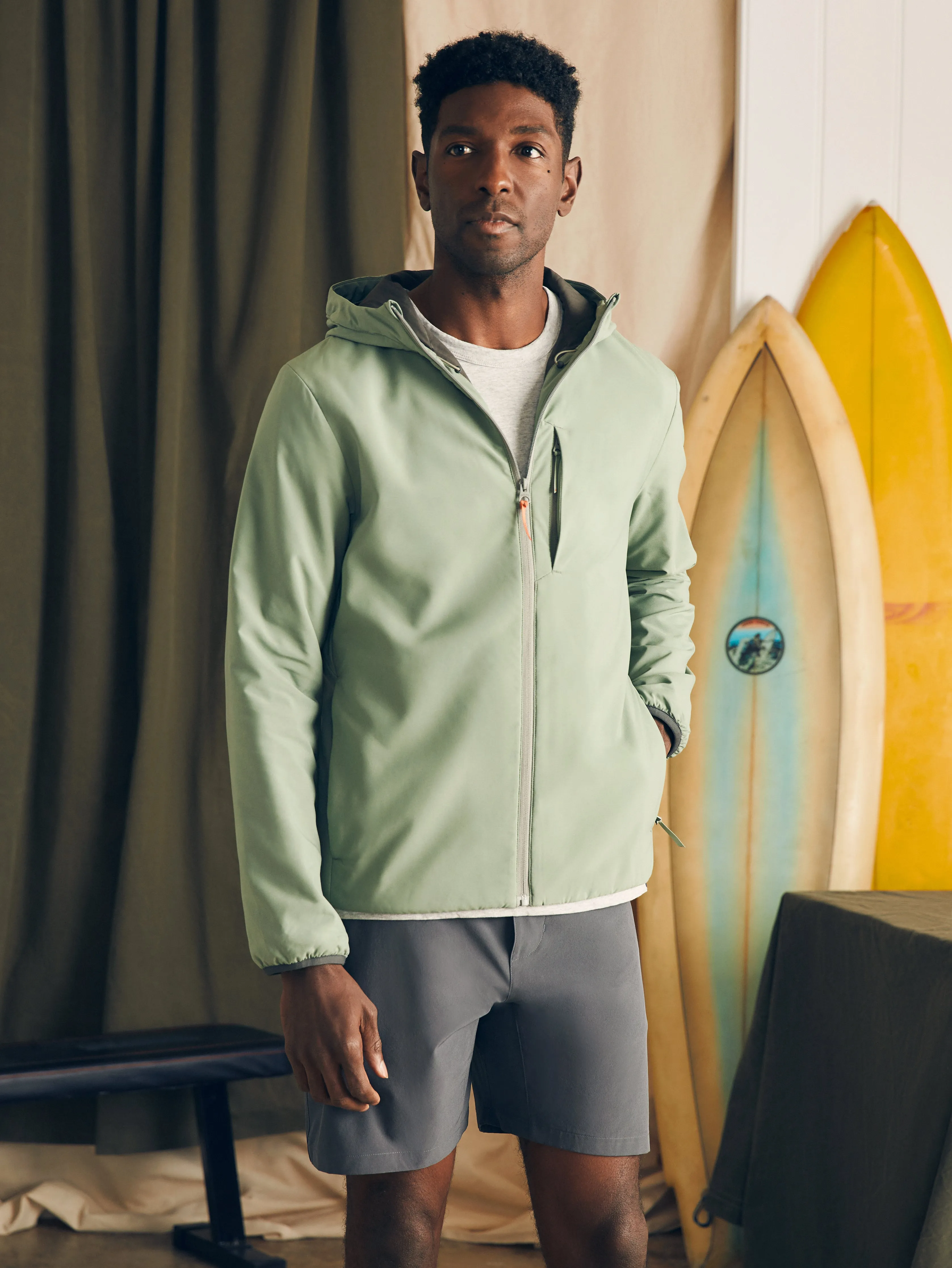 Shorelite Jacket - Trail Olive sold by Faherty product image thumbnail 3