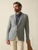 Inlet Knit Blazer (Tall) - Medium Grey Melange sold by Faherty