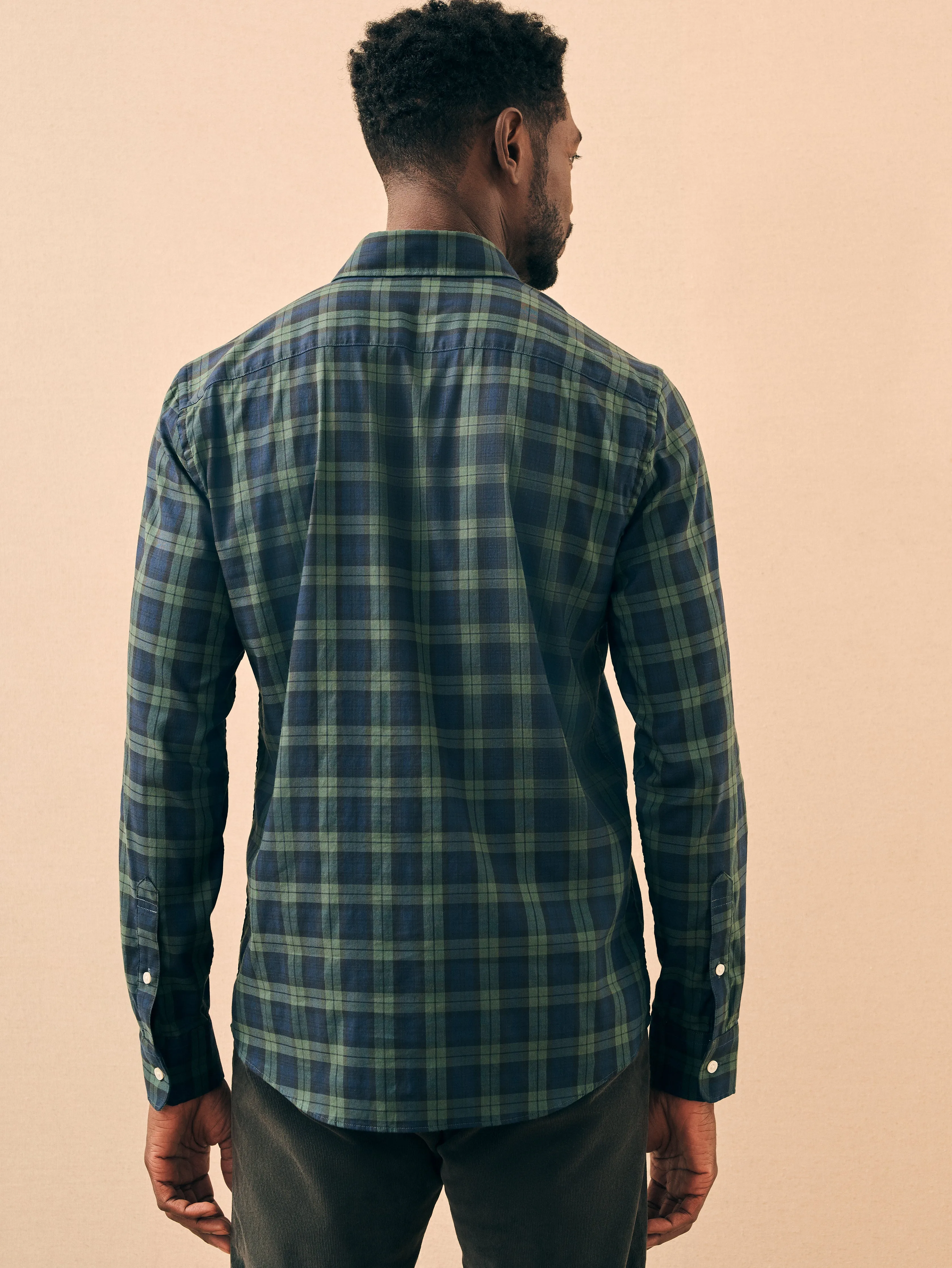 Movement™ Shirt - Blackwatch Plaid sold by Faherty product image thumbnail 4