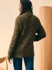 Frost Waffle Cardigan - Olive sold by Faherty