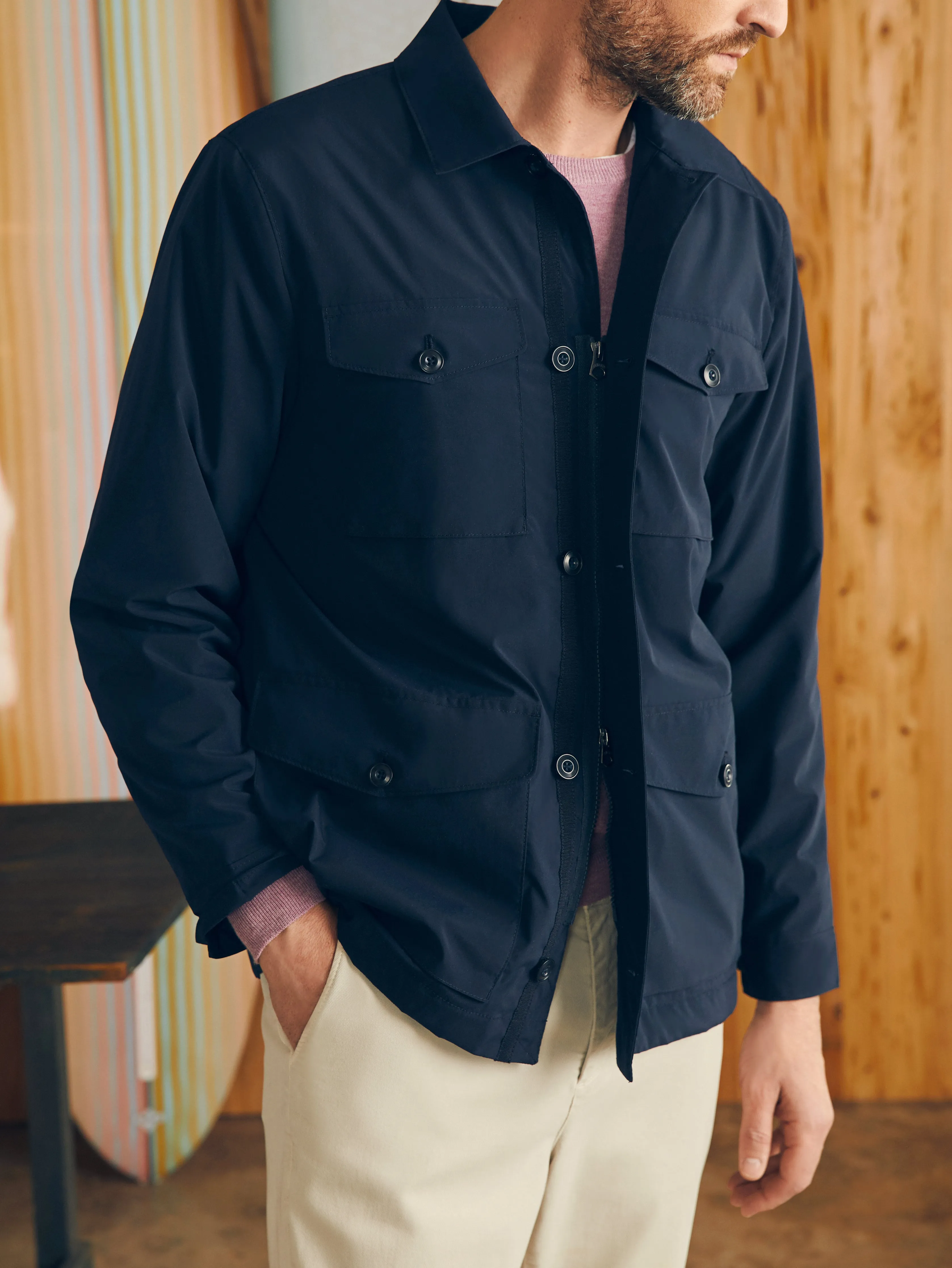 Movement Field Jacket - Northern Navy sold by Faherty product image thumbnail 2