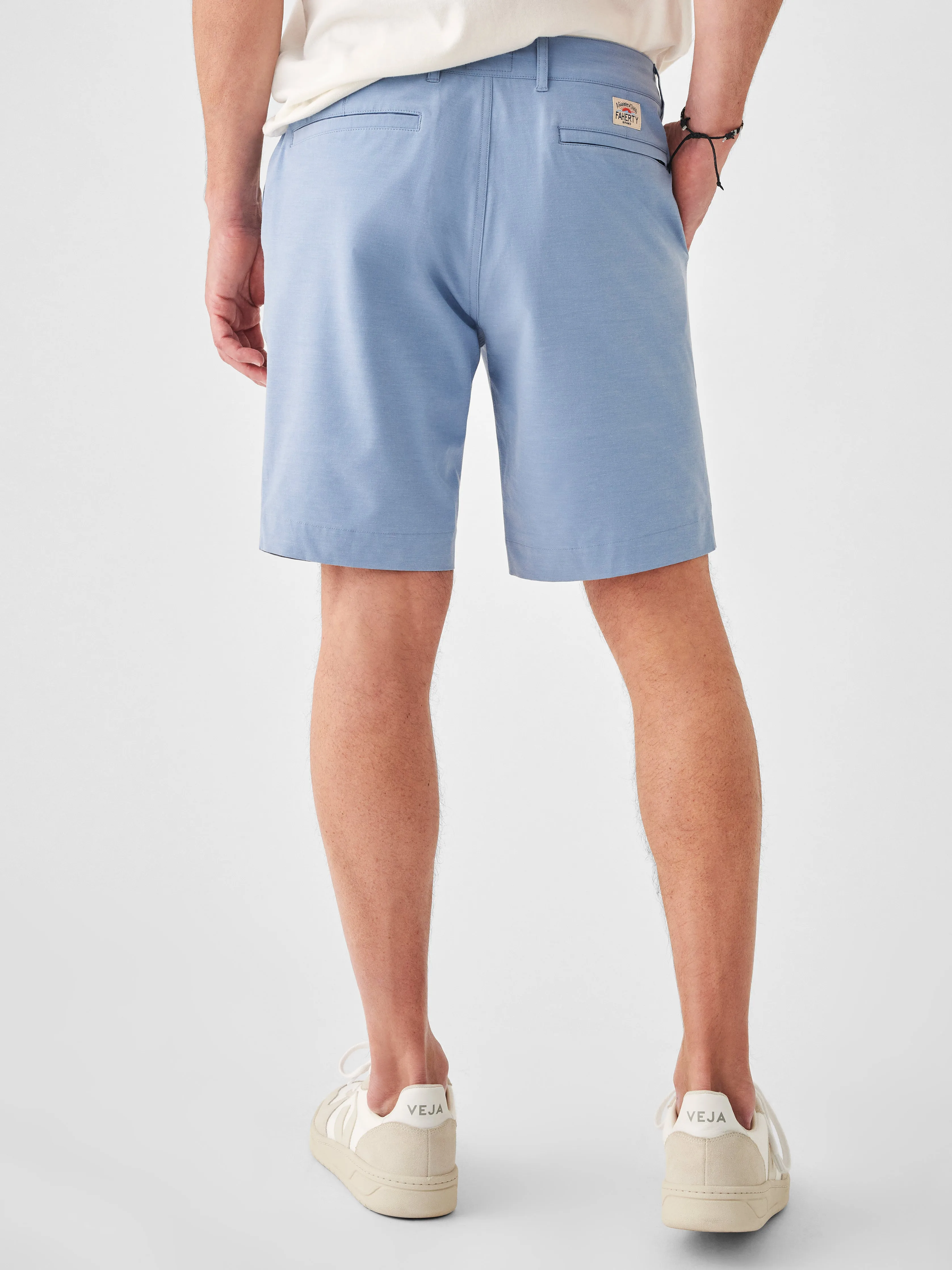 All Day™ Short 1.0 (9" Inseam) - Weathered Blue sold by Faherty product image thumbnail 5