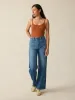Pacific Pointelle Tank - Gingerbread sold by Faherty