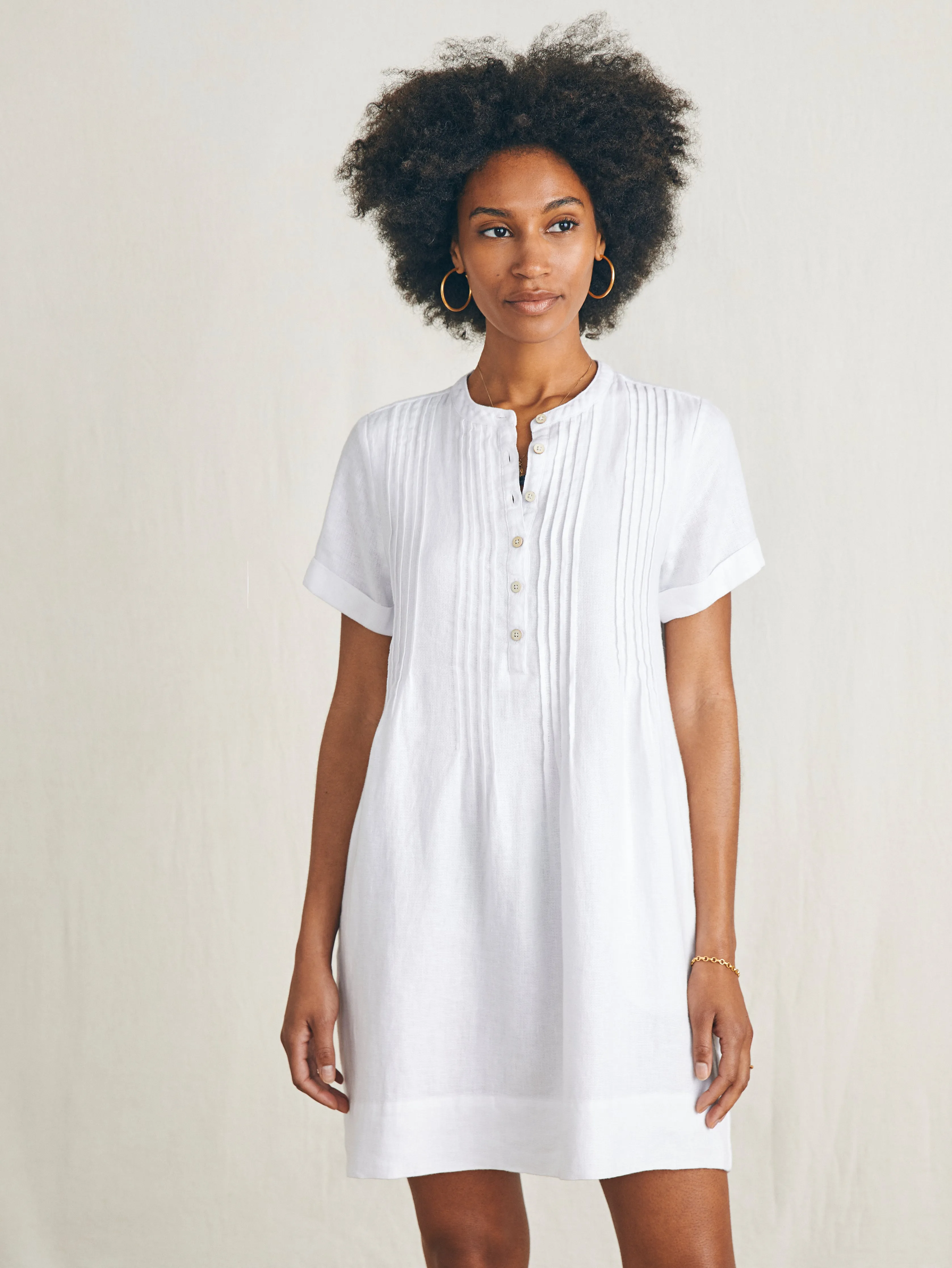 Gemina Dress - White sold by Faherty