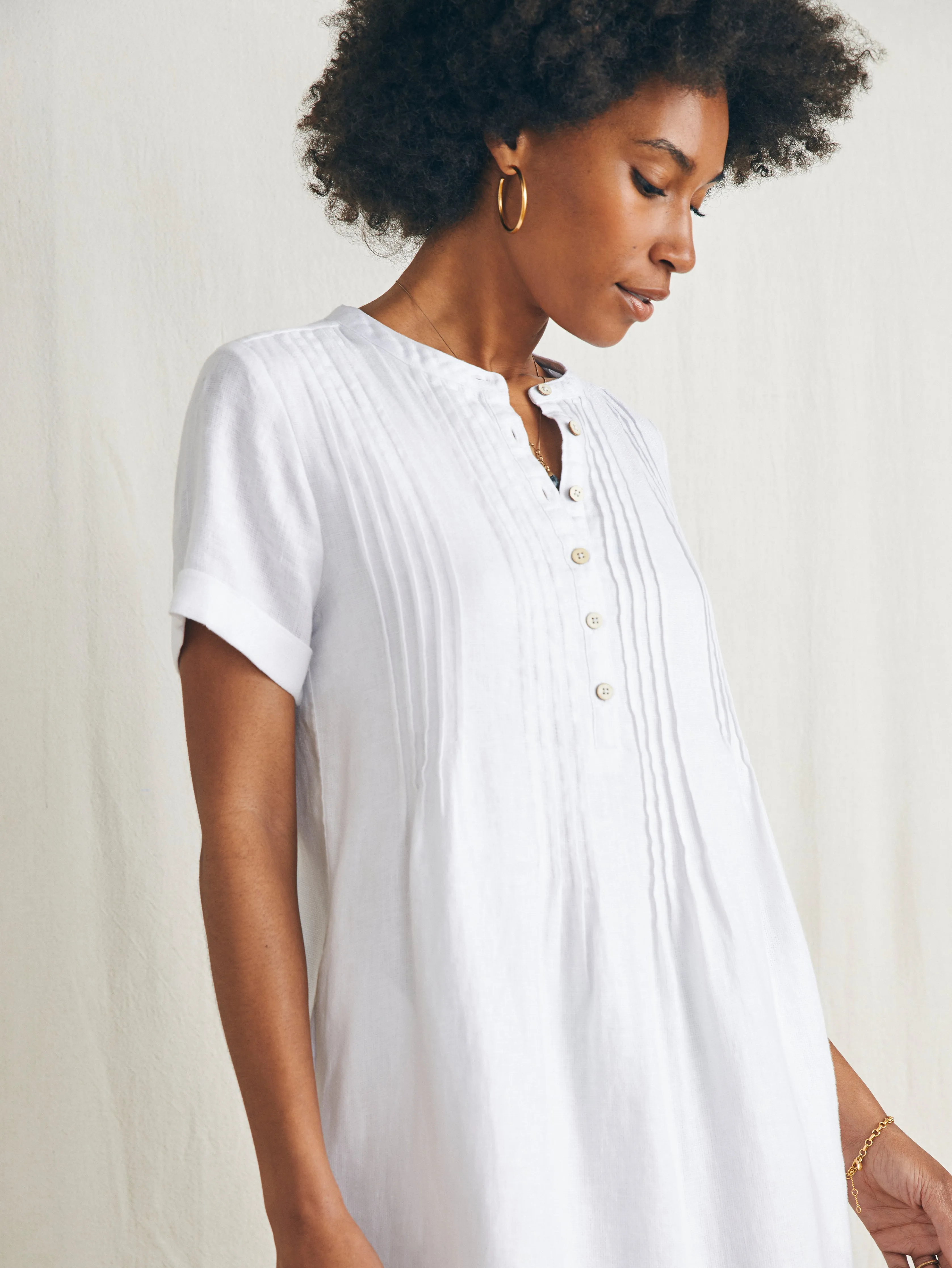 Gemina Dress - White sold by Faherty product image thumbnail 2