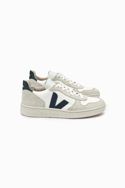 VEJA Women's V-10 - White Nautico sold by Faherty
