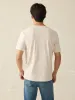 Sunwashed Tee - Arctic Frost Heather sold by Faherty