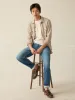 Sunwashed Tee - Arctic Frost Heather sold by Faherty