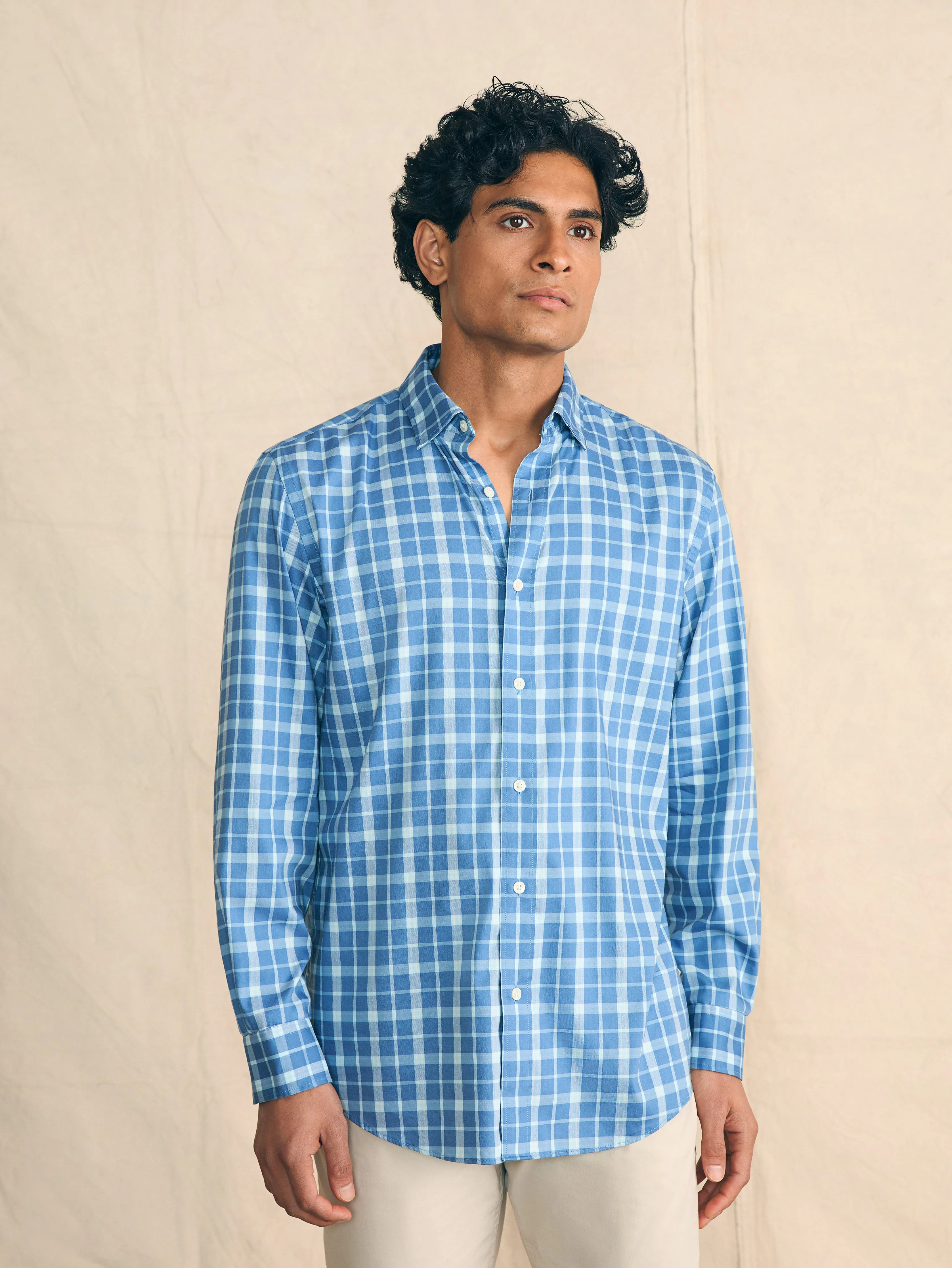 Movement™ Shirt - York Harbour Plaid sold by Faherty product image thumbnail 2