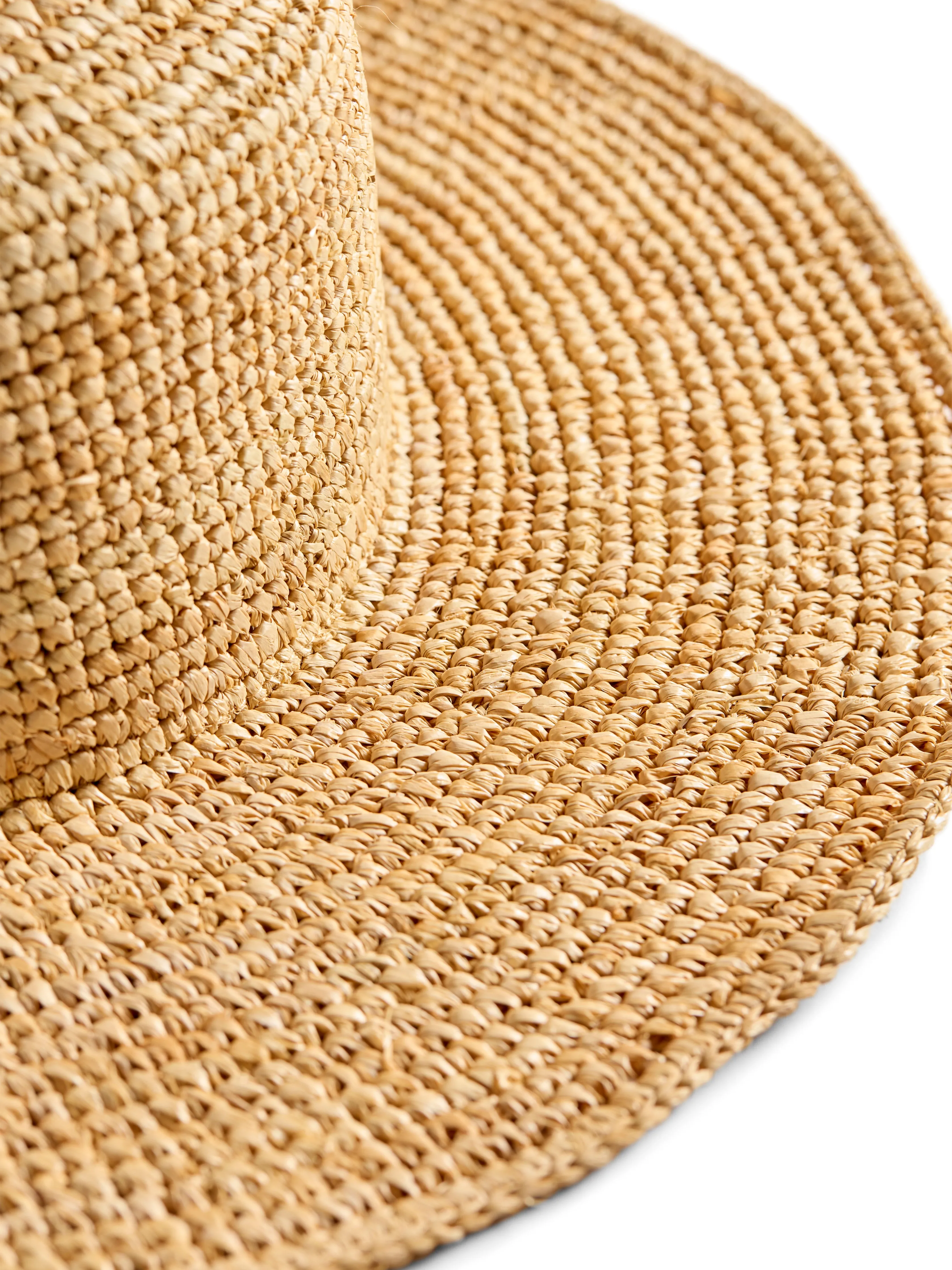 Raffia Packable Sun Hat - Natural sold by Faherty product image thumbnail 2