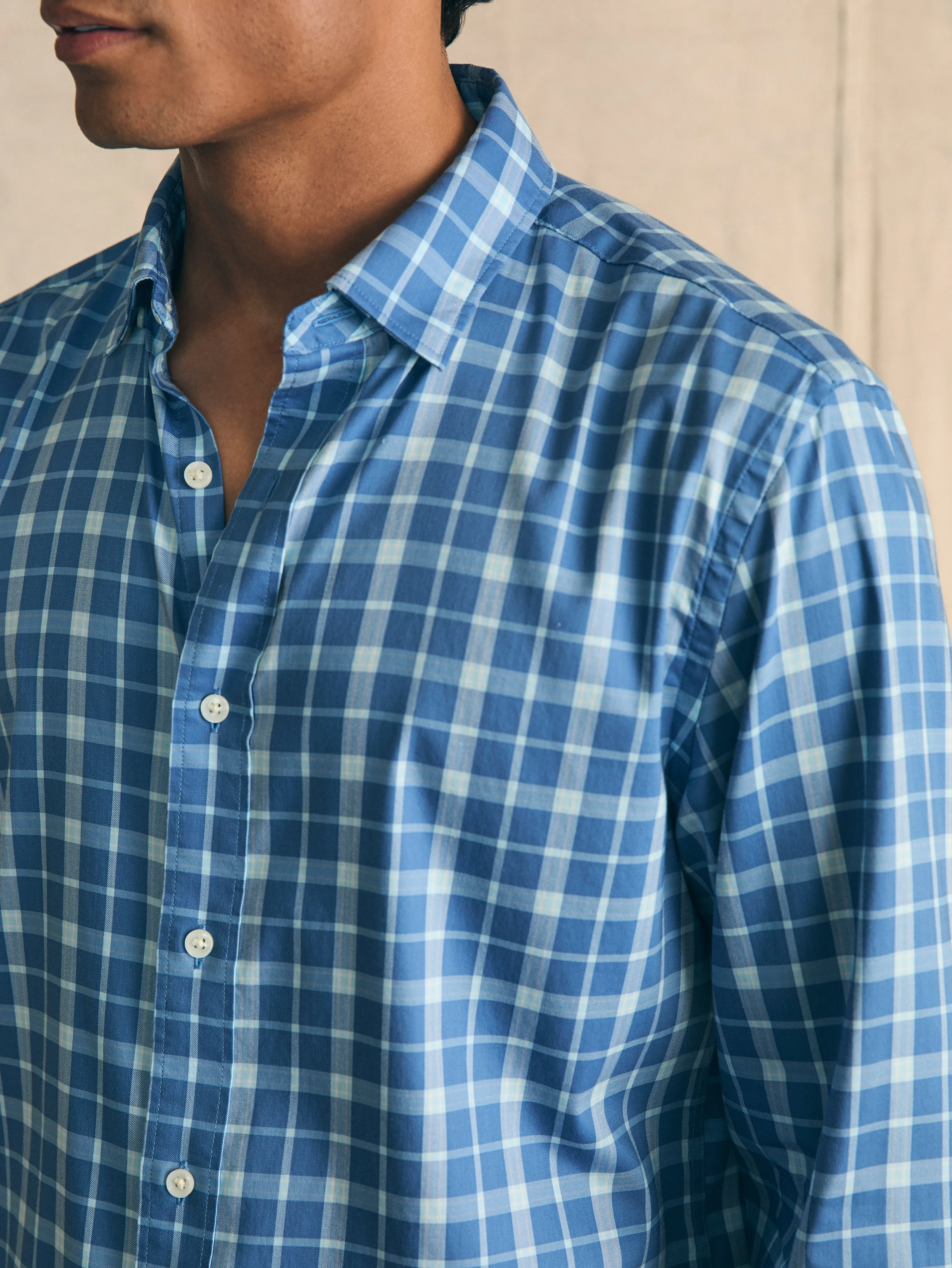 Movement™ Shirt - York Harbour Plaid sold by Faherty product image thumbnail 3
