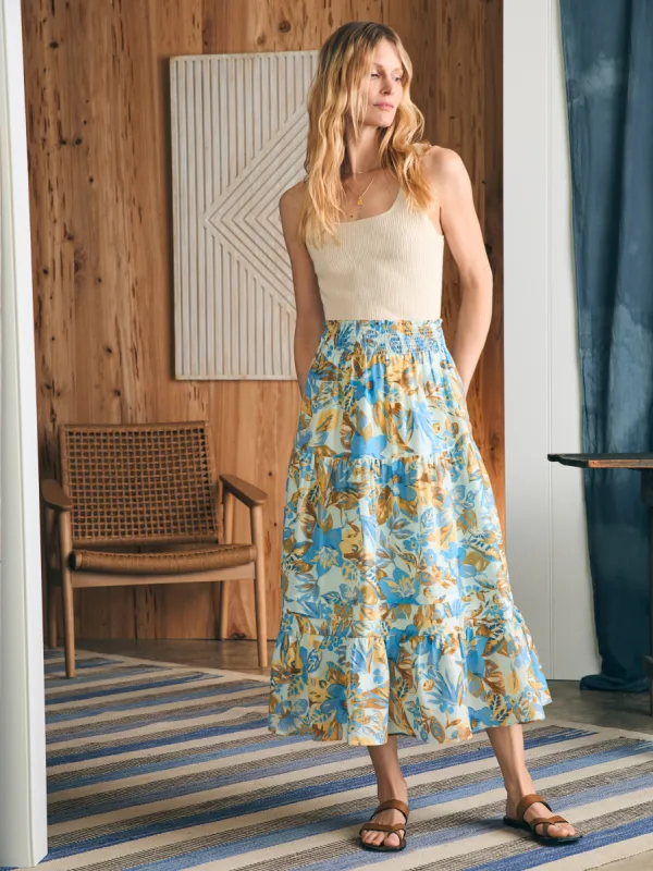 Ivy Skirt - Paradise Blossom sold by Faherty