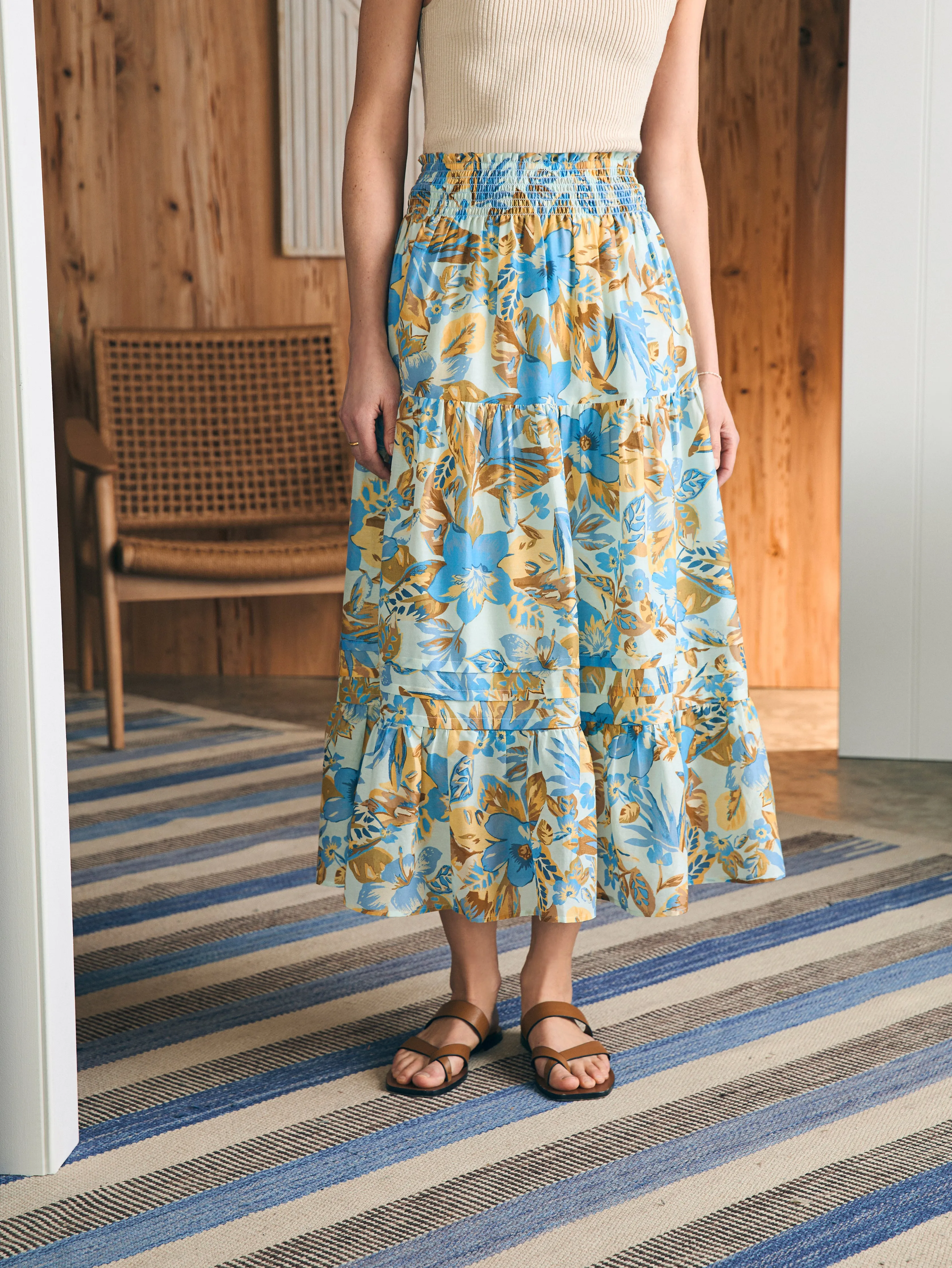 Ivy Skirt - Paradise Blossom sold by Faherty product image thumbnail 4