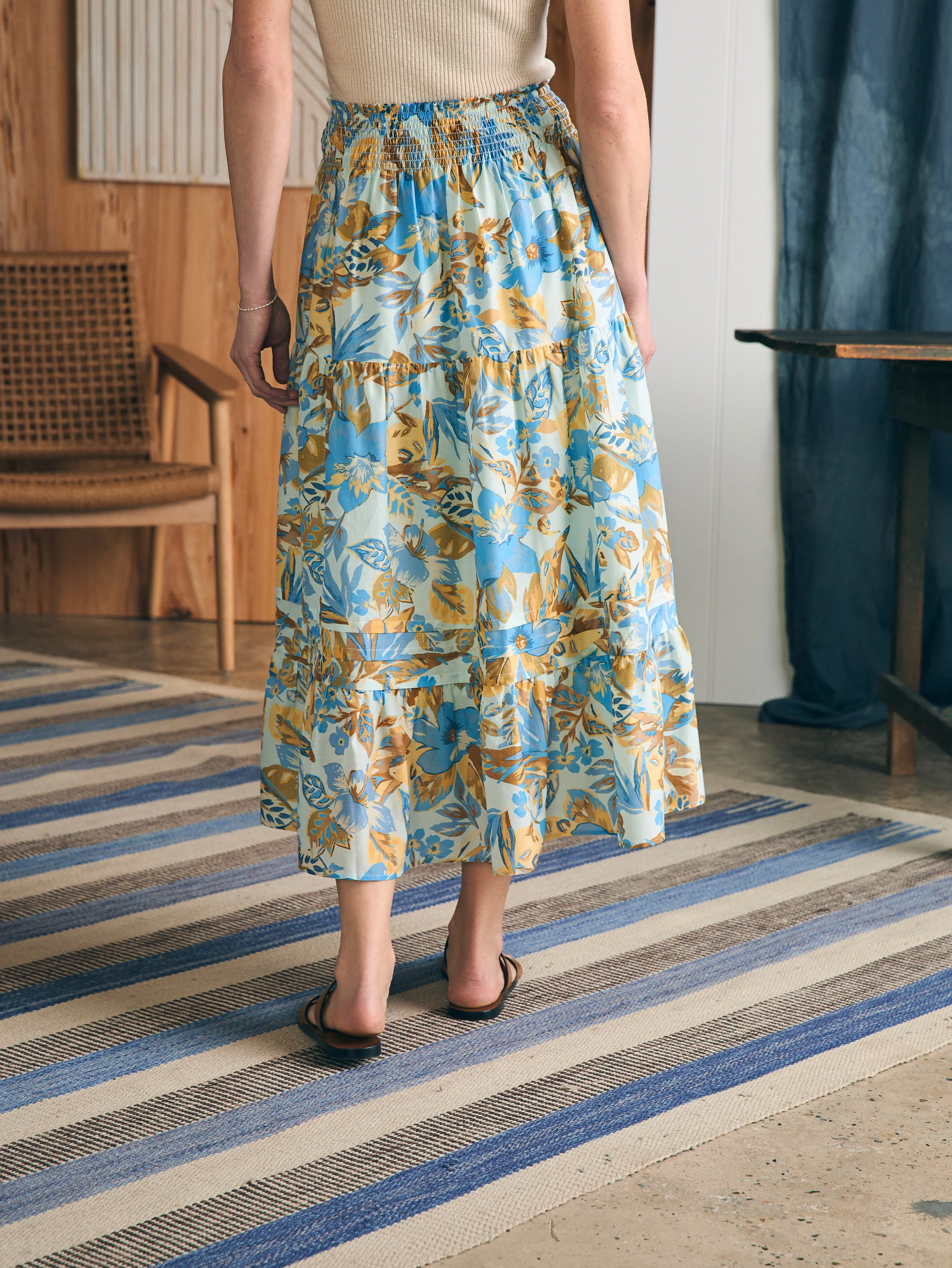 Ivy Skirt - Paradise Blossom sold by Faherty product image thumbnail 5