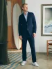 Movement™ Knit Blazer - Lupine Navy sold by Faherty