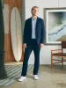 Movement™ Knit Blazer - Lupine Navy sold by Faherty