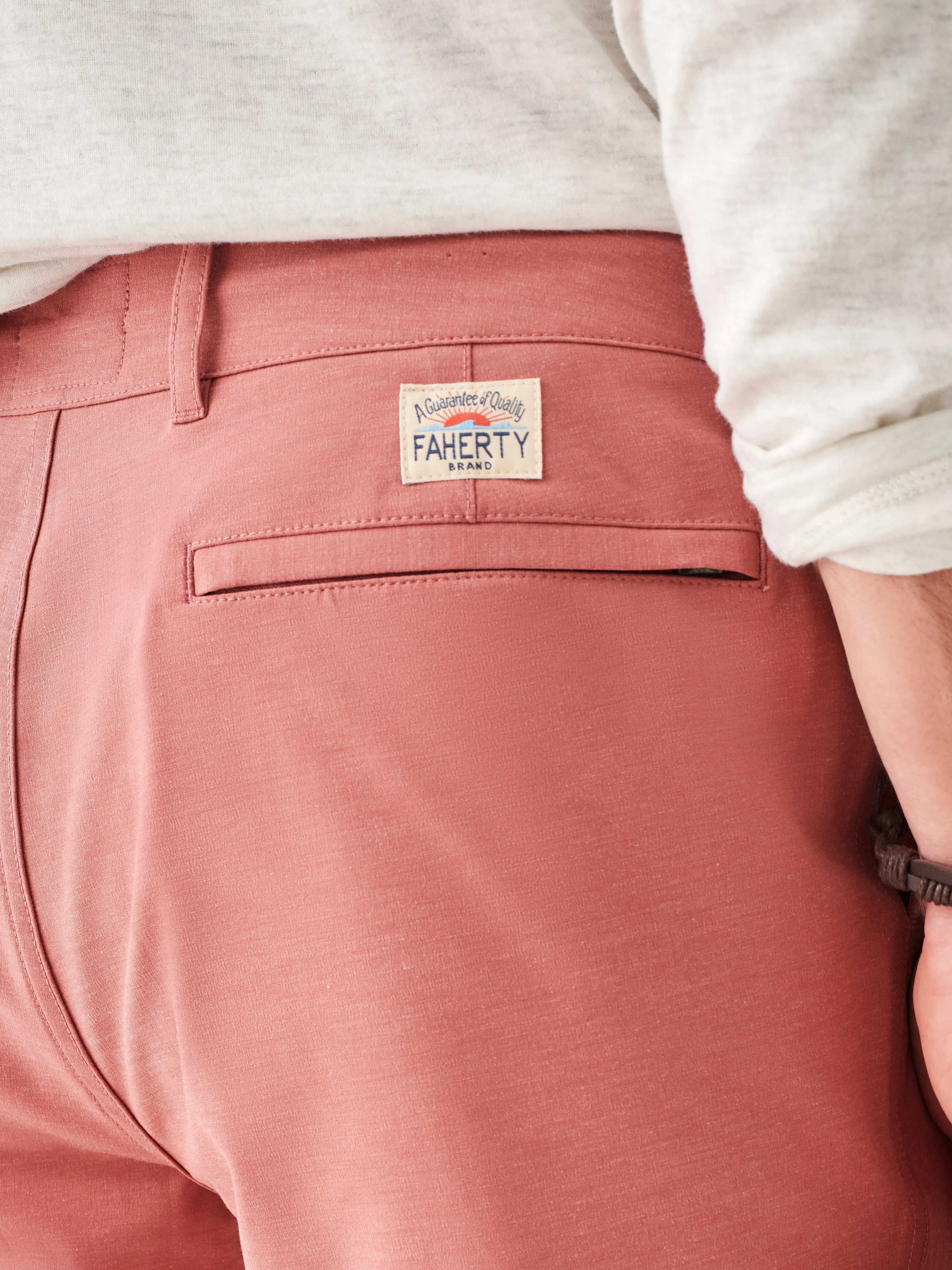 All Day™ Short 1.0 (9" Inseam) - Sunrose sold by Faherty product image thumbnail 4