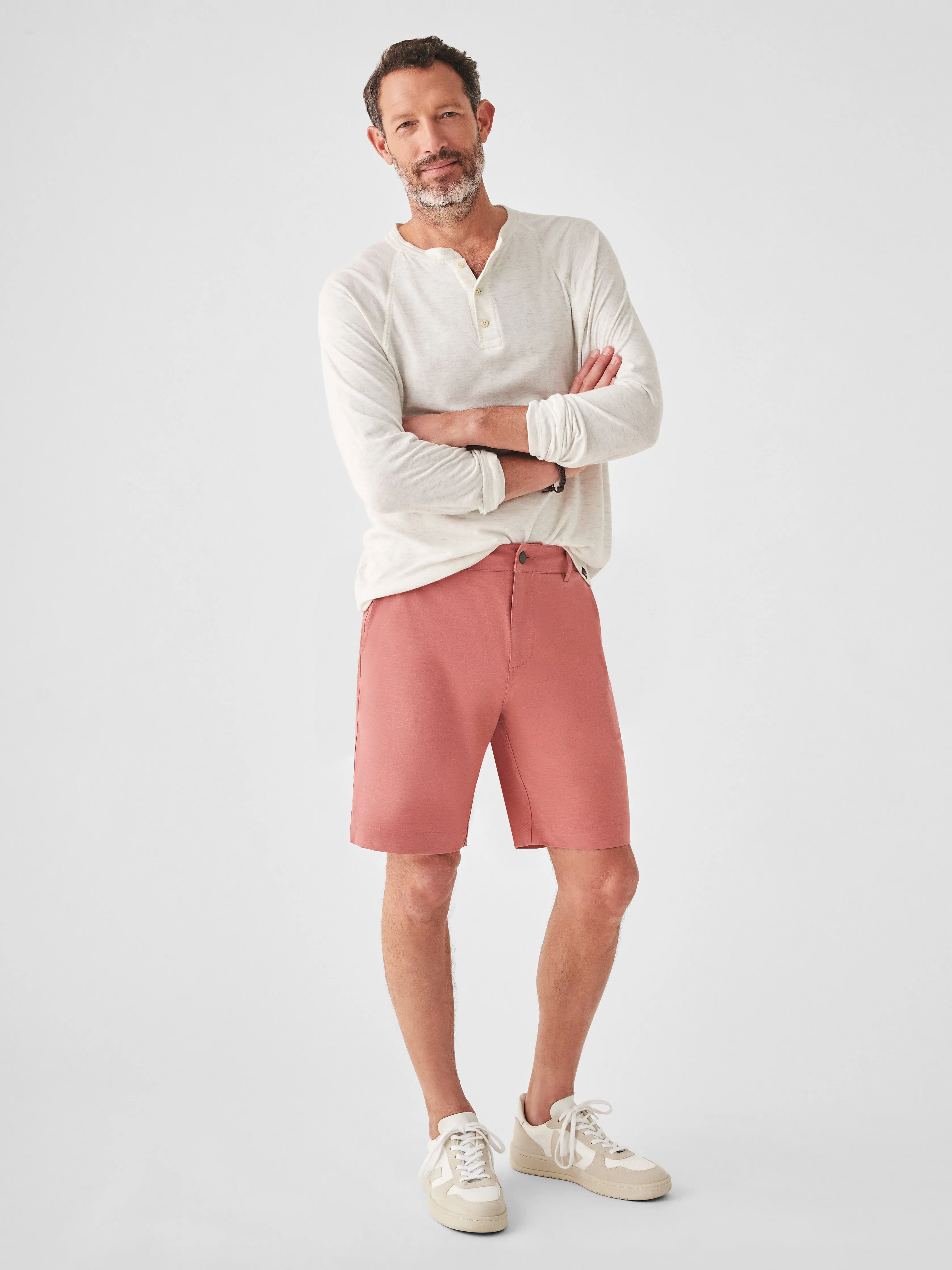 All Day™ Short 1.0 (9" Inseam) - Sunrose sold by Faherty product image thumbnail 2