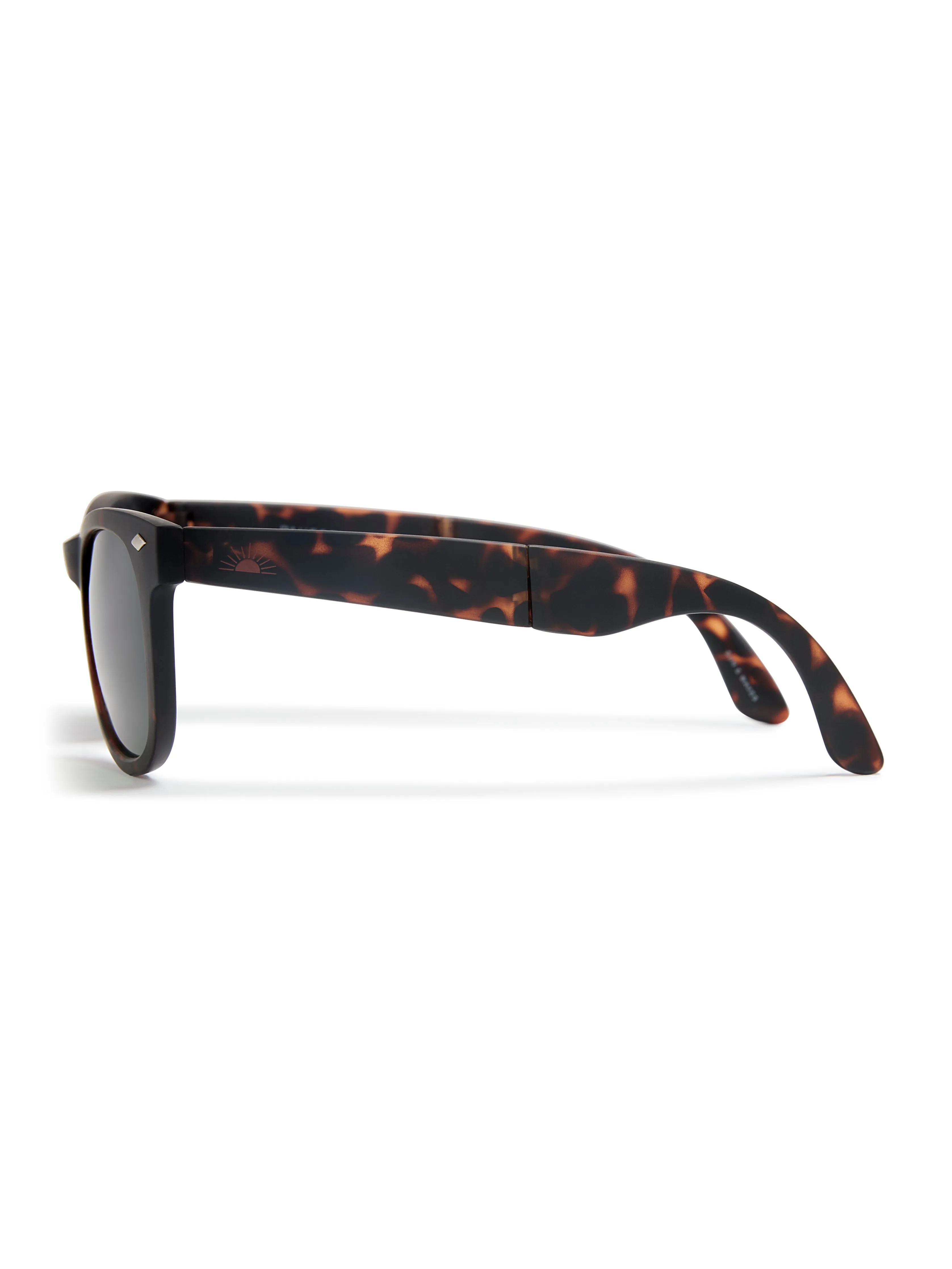 All Day Foldable Sunglasses - Rubberized Tortoise sold by Faherty product image thumbnail 5