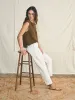 Arlie Pant - White sold by Faherty