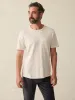 Sunwashed Pocket Tee - Arctic Frost Heather sold by Faherty