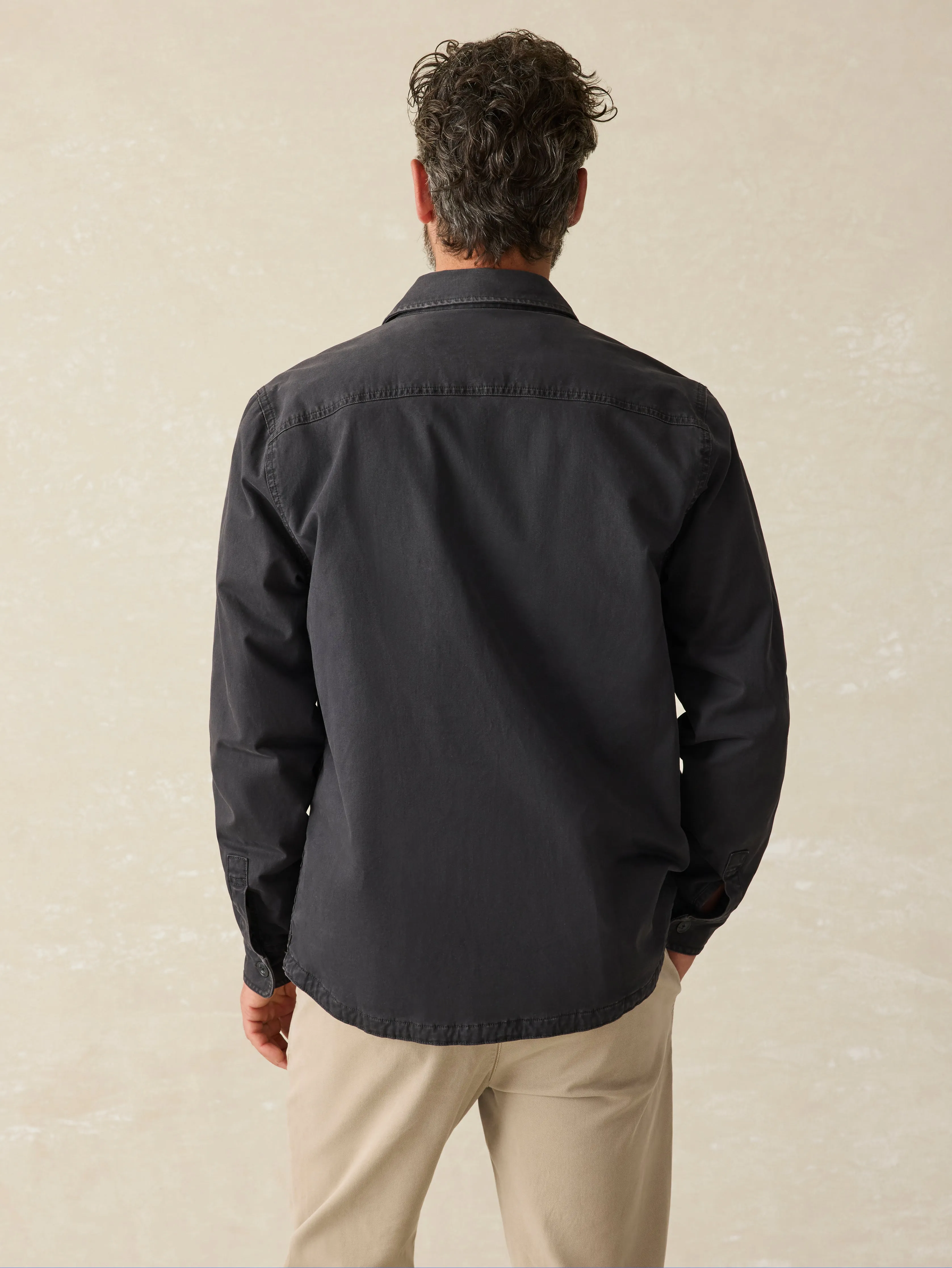 Stretch Blanket Lined CPO - Washed Black sold by Faherty product image thumbnail 5