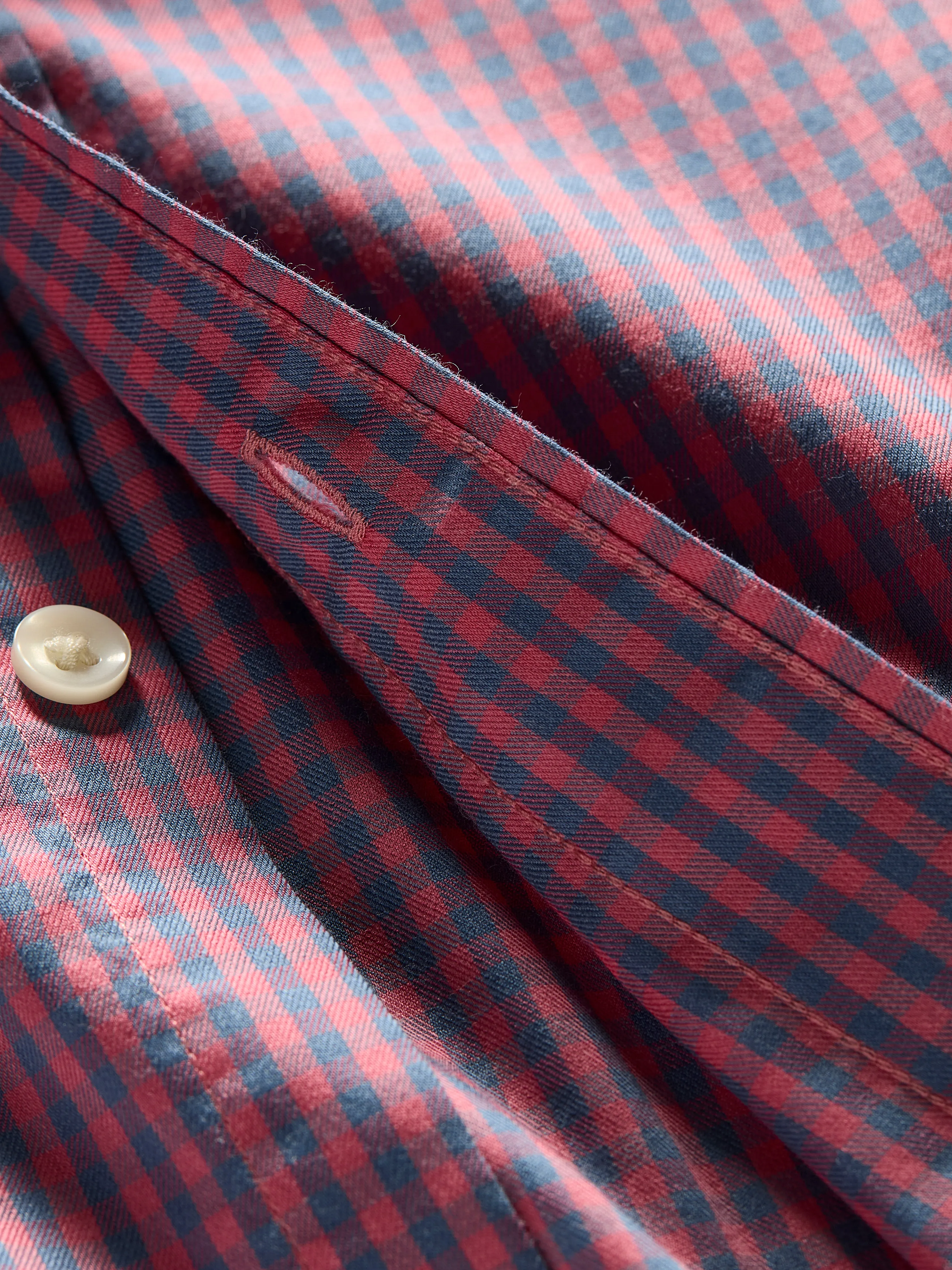 Movement™ Shirt Classic Fit - Blue Rose Gingham sold by Faherty product image thumbnail 3