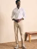 Stretch Terry 5-Pocket Athletic Fit Pant (32" Inseam) - Stone sold by Faherty