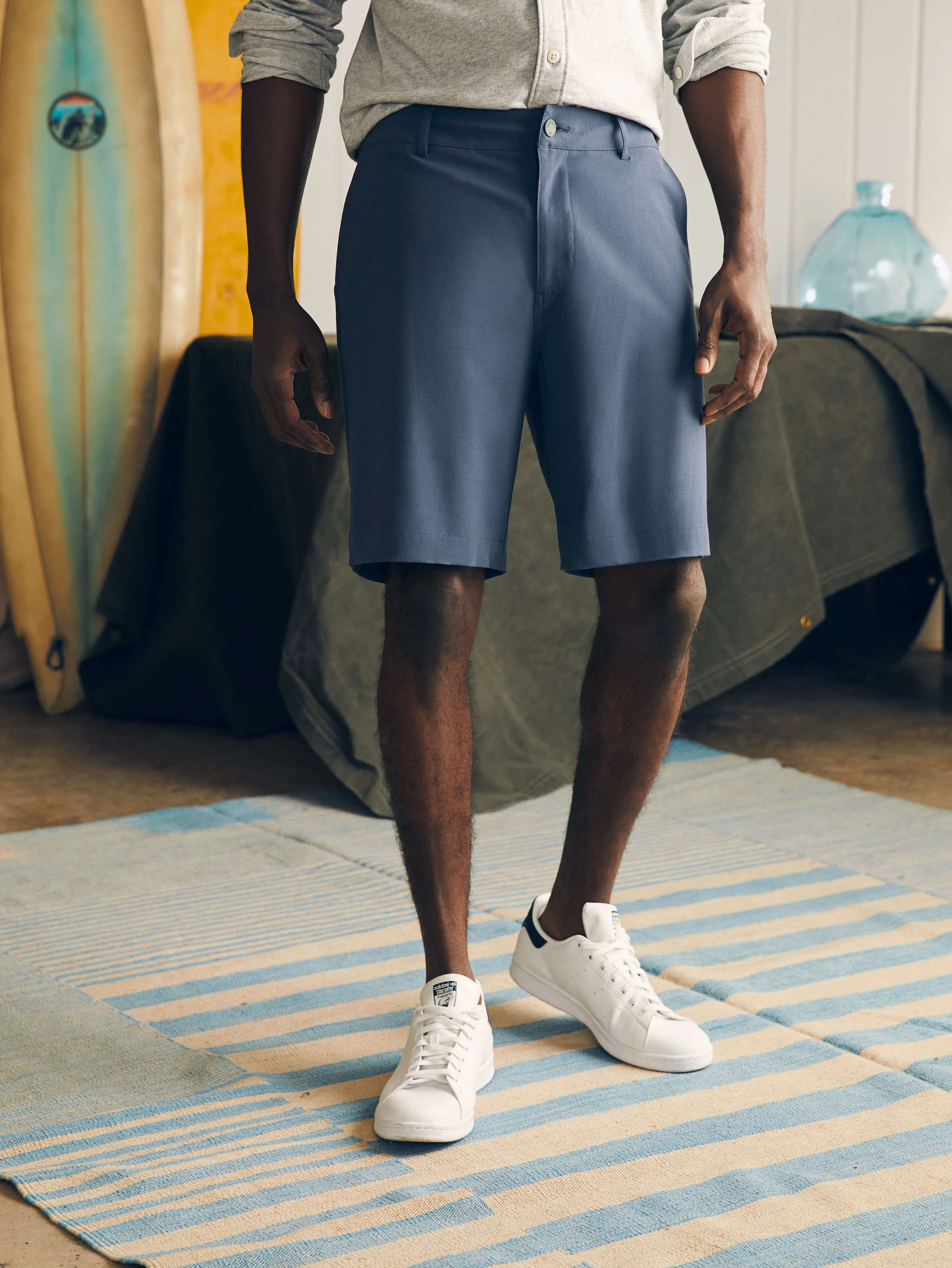 All Day™ Short 1.0 (9") - Dark Blue Nights sold by Faherty